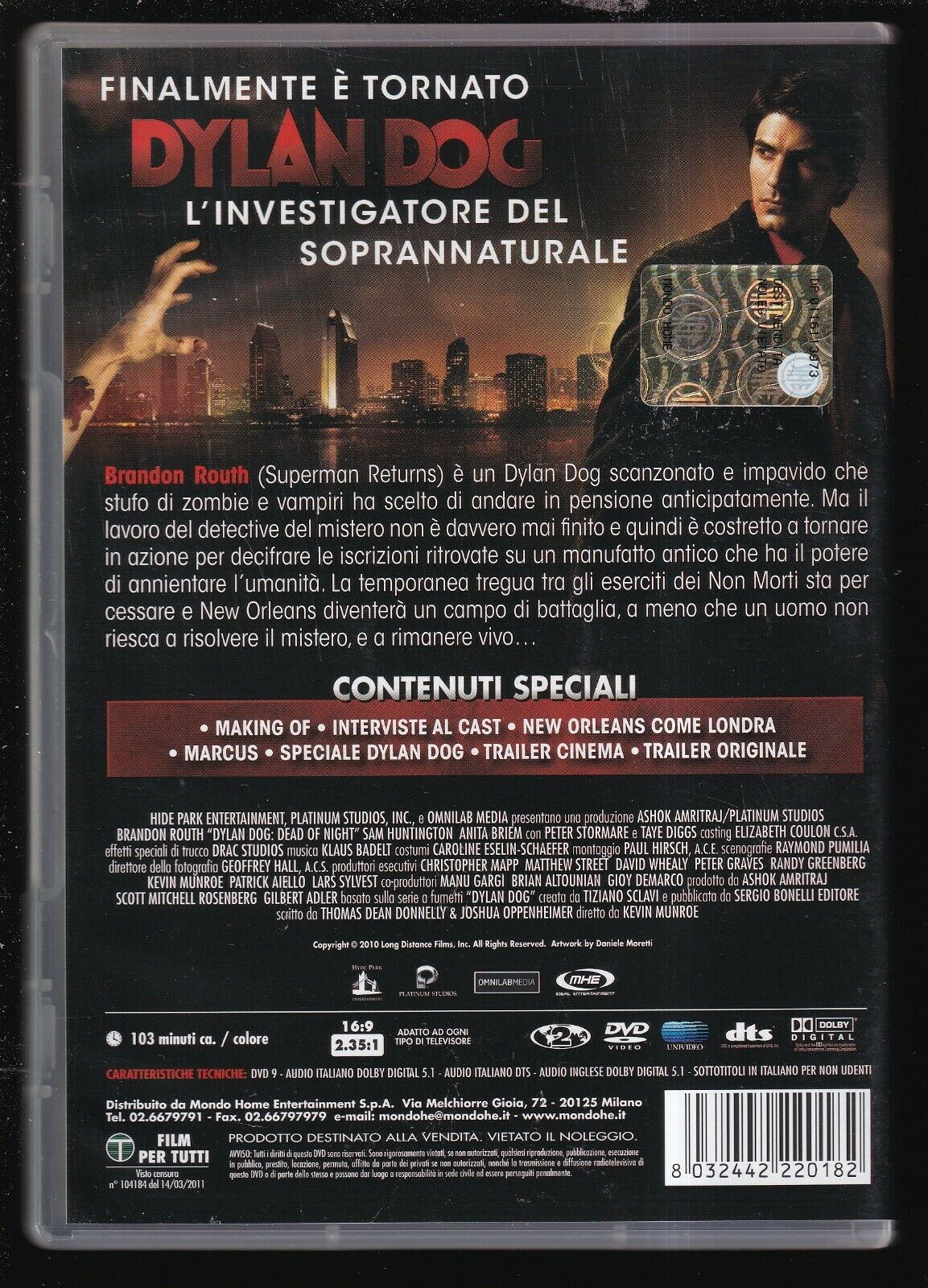 EBOND Dylan Dog: Dead Of Night - Brandon Routh DVD DB732340