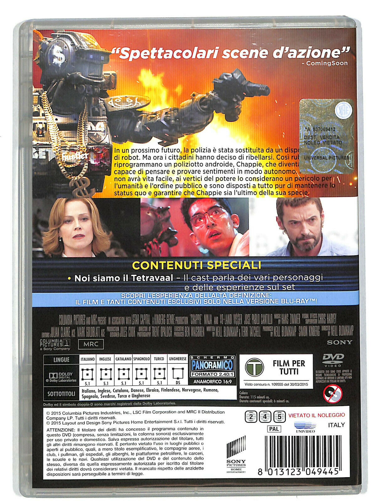 EBOND Humandroid - Chappie NOLEGGIO DVD DB732603