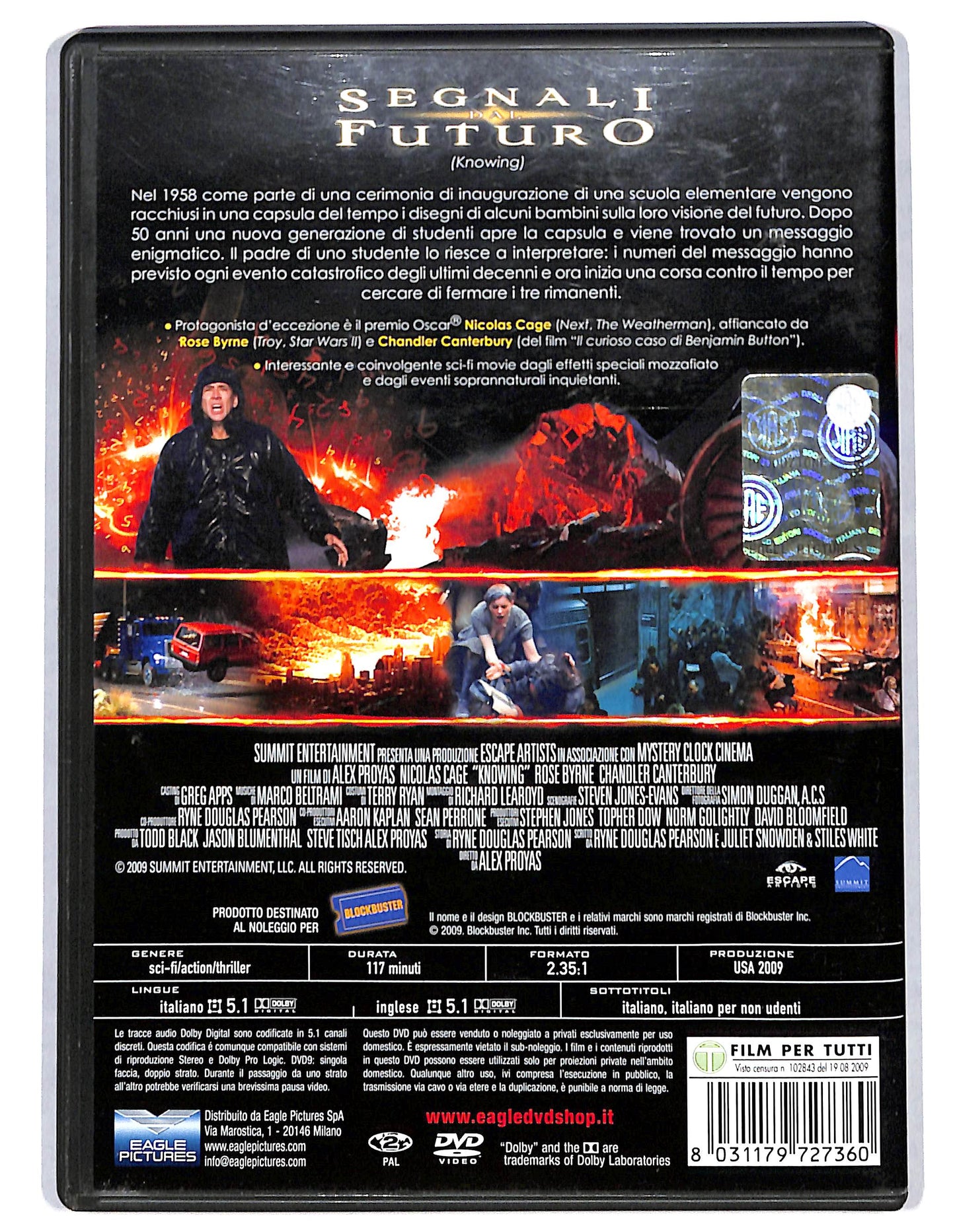 EBOND Segnali dal futuro NOLEGGIO DVD DB732604