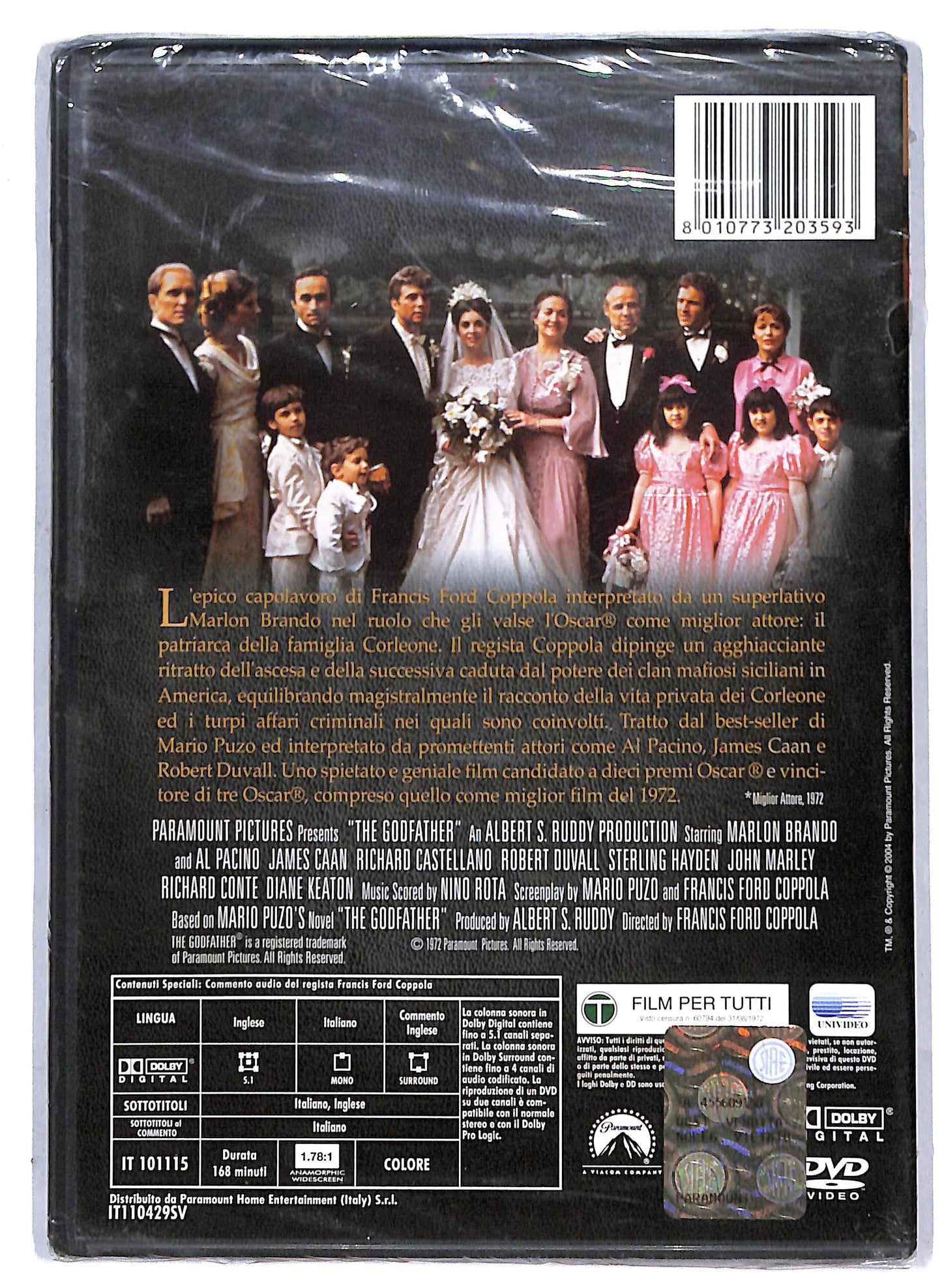 EBOND Il Padrino NOLEGGIO DVD DB732611