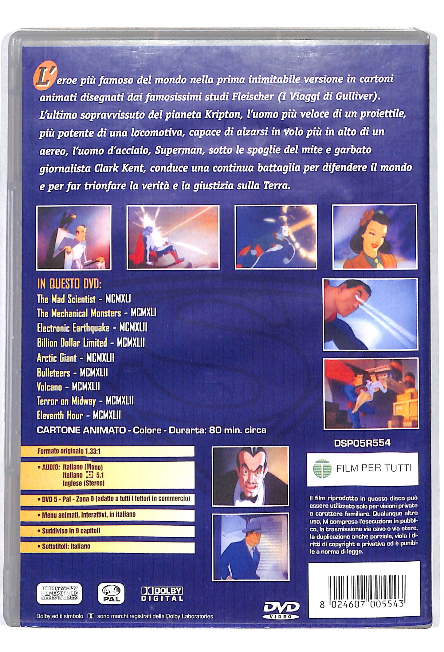 EBOND Superman II - Animazione NOLEGGIO DVD DB732902