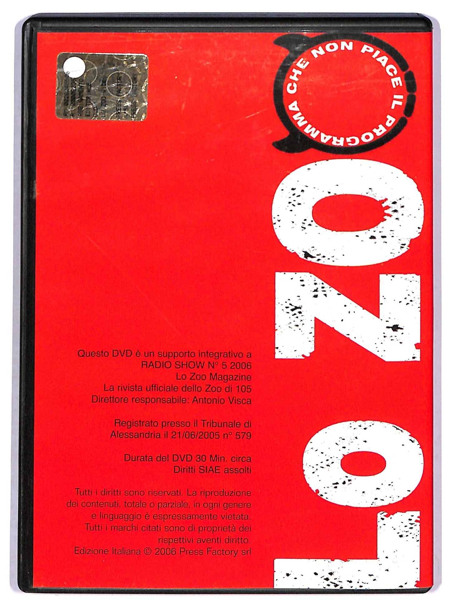 EBOND Lo Zoo Video 2 EDITORIALE DVD DB733116