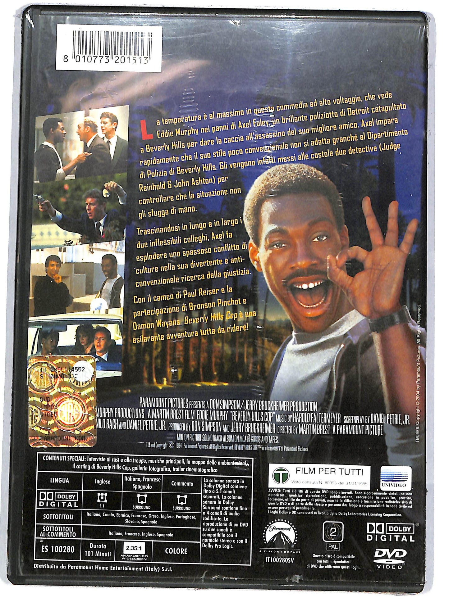 EBOND Beverly Hills Cop - Un piedipiatti a Beverly Hills DVD DB733155