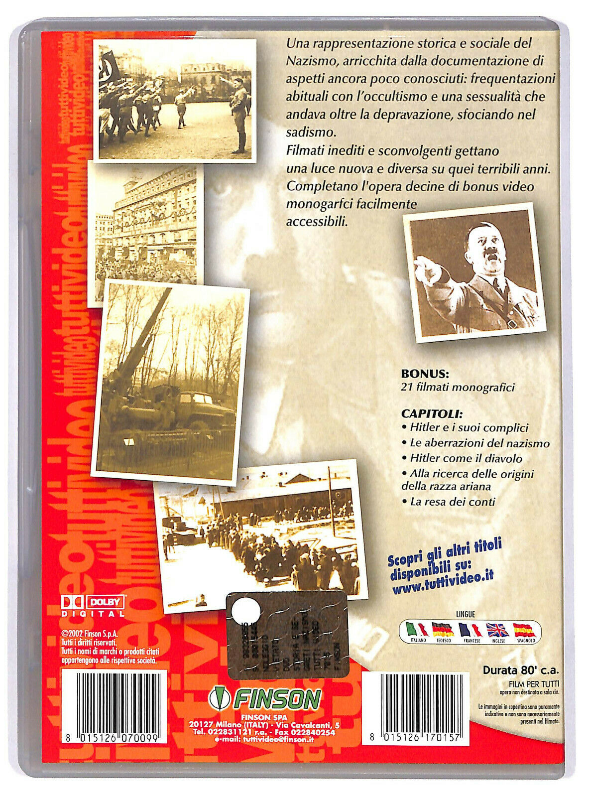 EBOND Storia e Segreti Del Nazismo Editoriale DVD DB733329