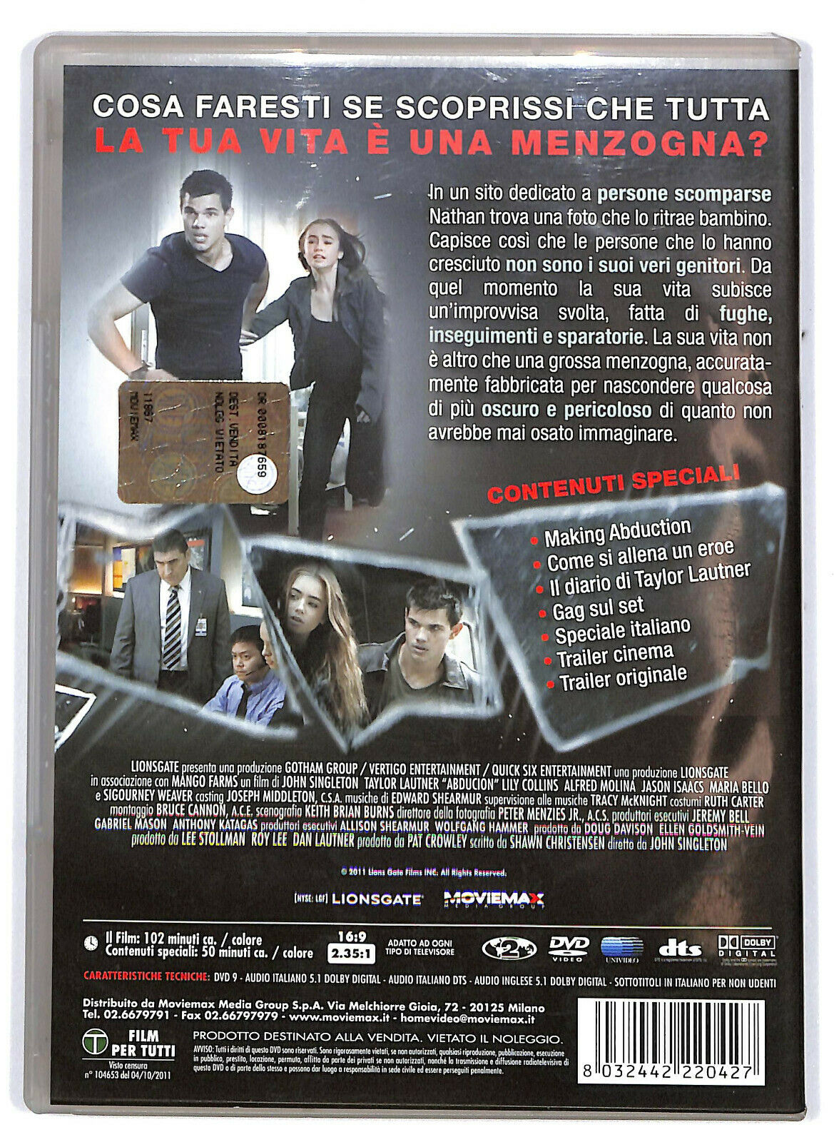 EBOND Abduction - Riprenditi La Tua Vita DVD DB733601
