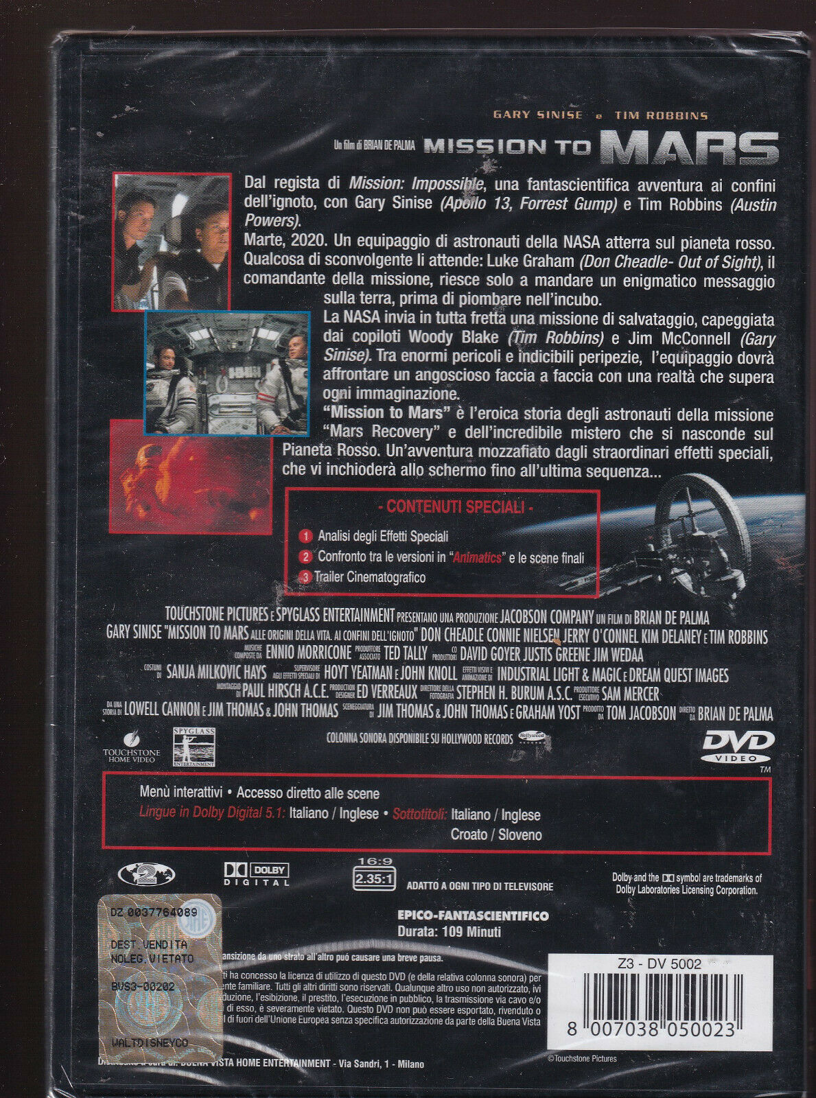 EBOND Mission To Mars DVD DB733711