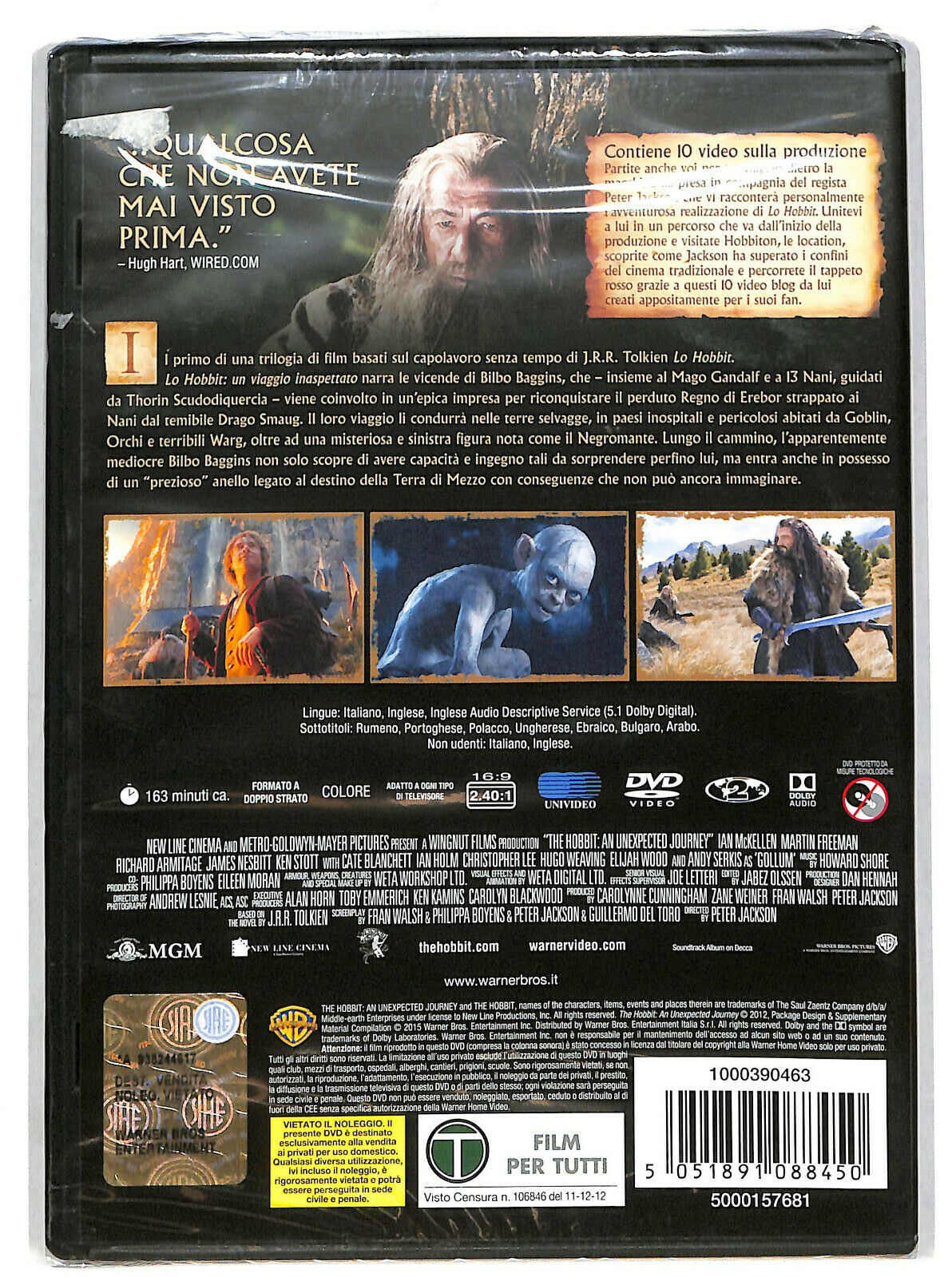 EBOND Lo Hobbit - Un Viaggio Inaspettato (2) NOLEGGIO DVD DB733910