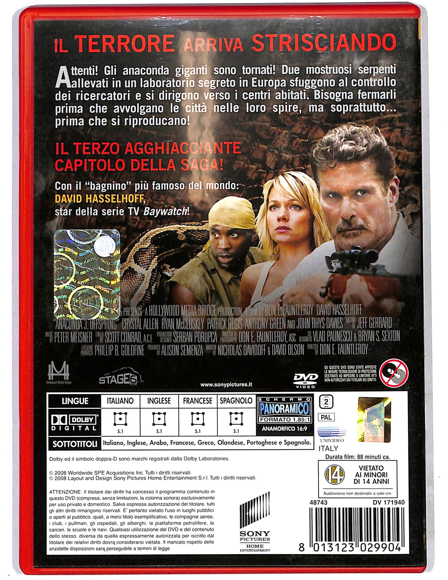 EBOND Anaconda 3 La nuova stirpe NOLEGGIO DVD DB733915