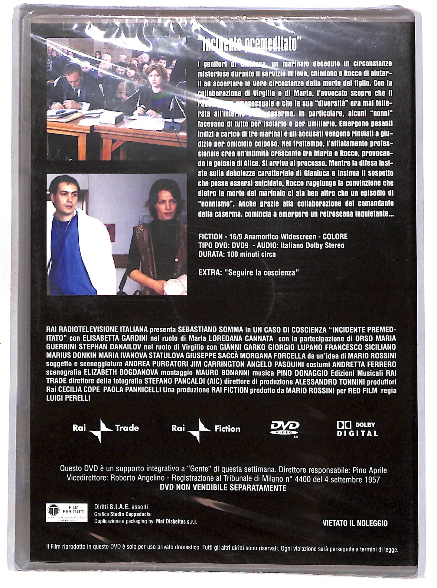 EBOND Un caso di coscienza Vol.2 - Incidente Premeditato EDITORIALE DVD DB733963