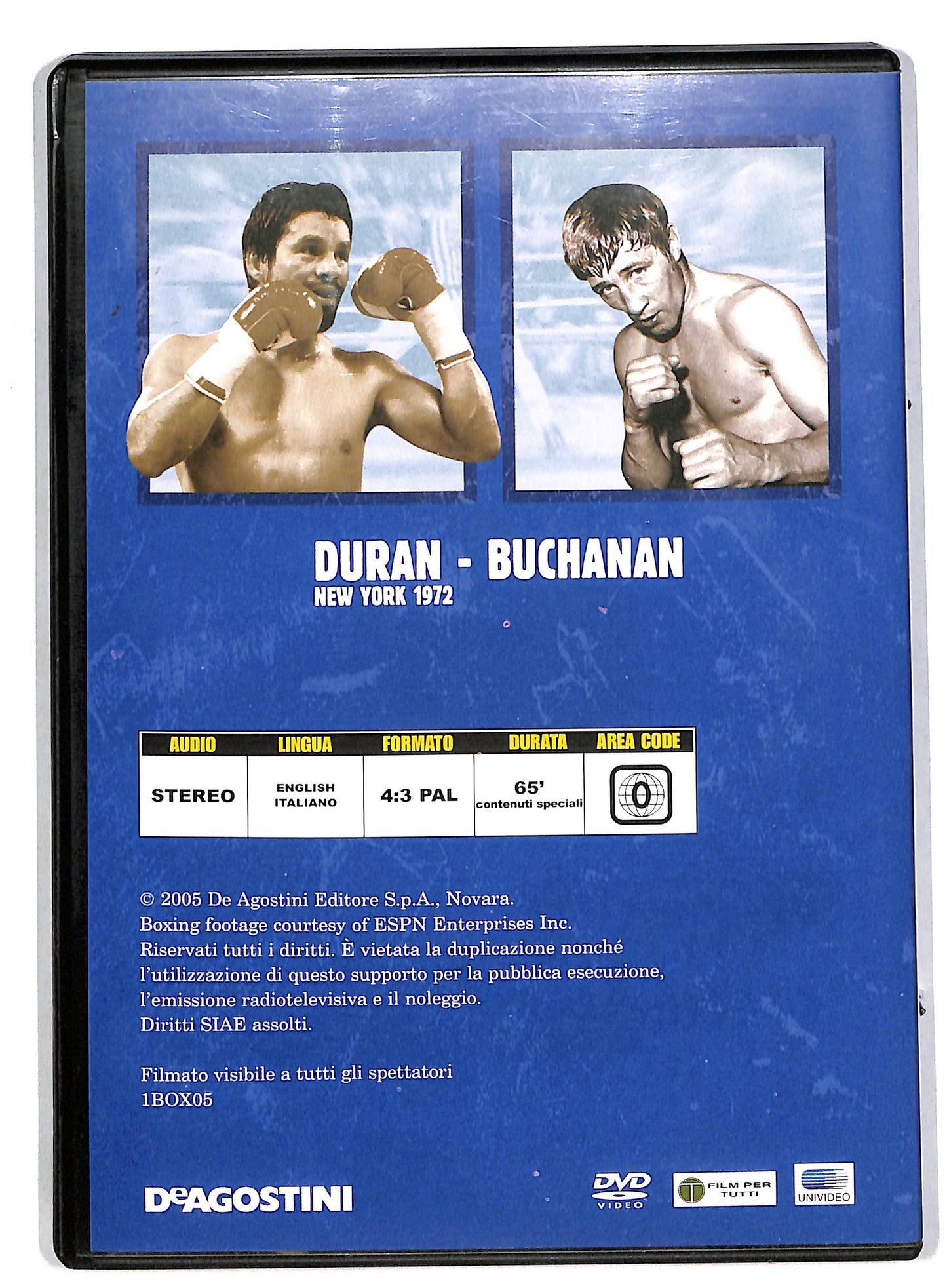 EBOND Boxe La leggenda del ring - Roberto duran EDITORIALE DVD DB734304