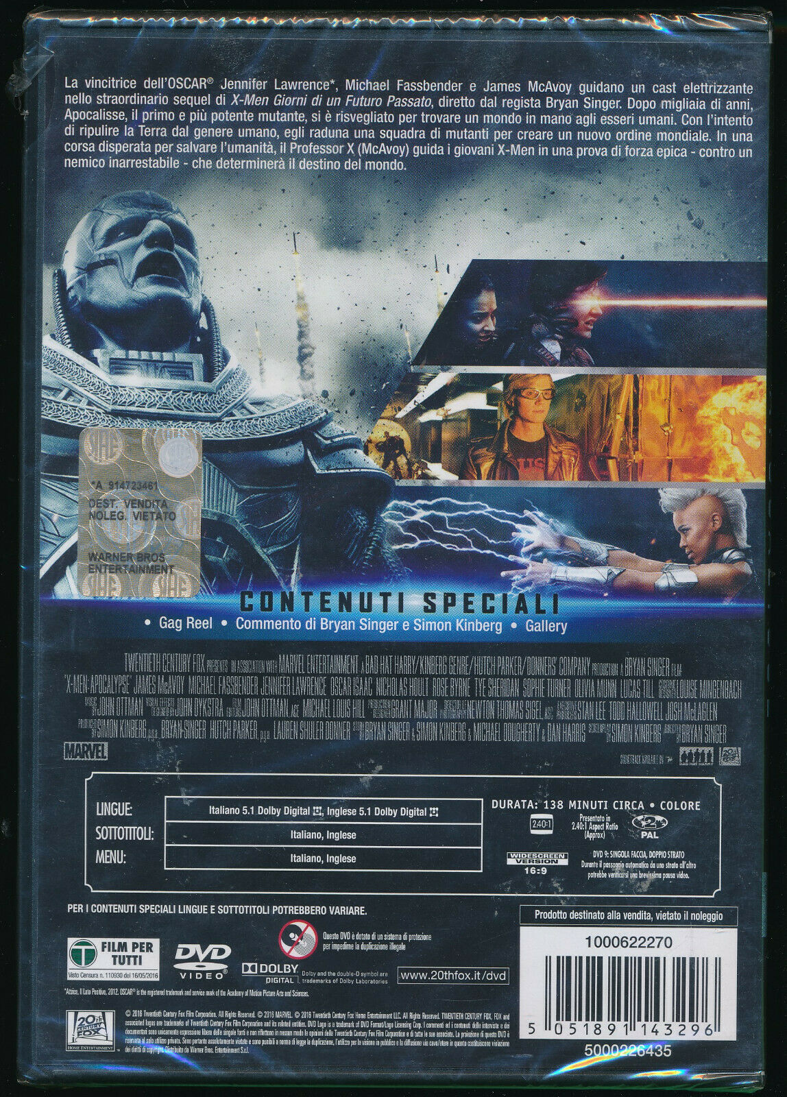 EBOND X-men Apocalisse NOLEGGIO DVD DB734314