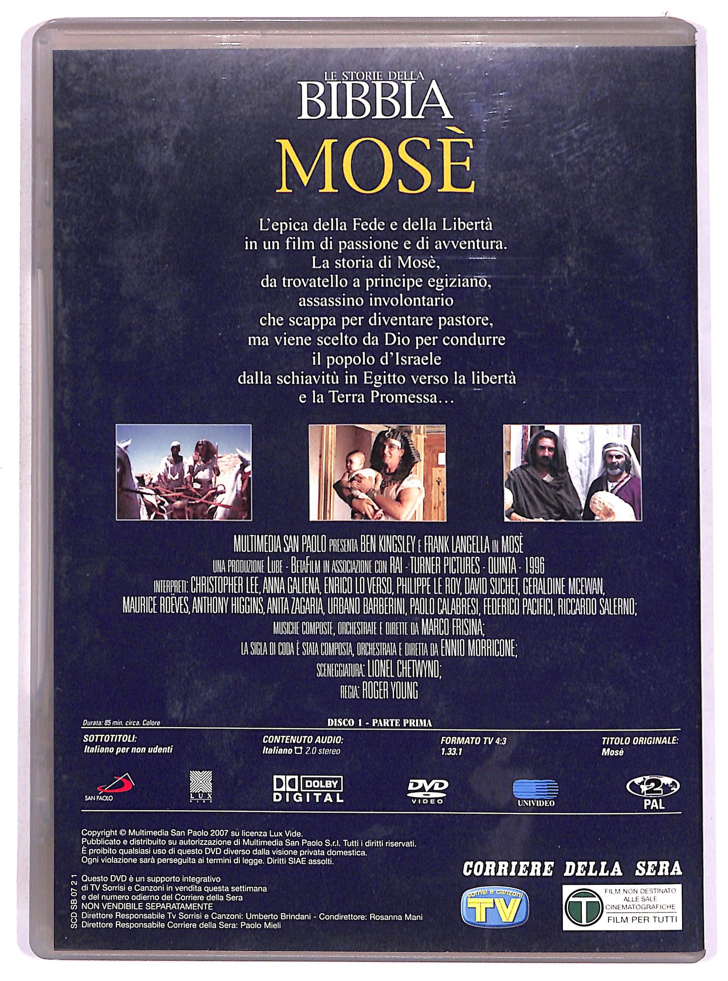 EBOND Le storie della Bibbia - Mose (Disco 1) EDITORIALE DVD DB734337