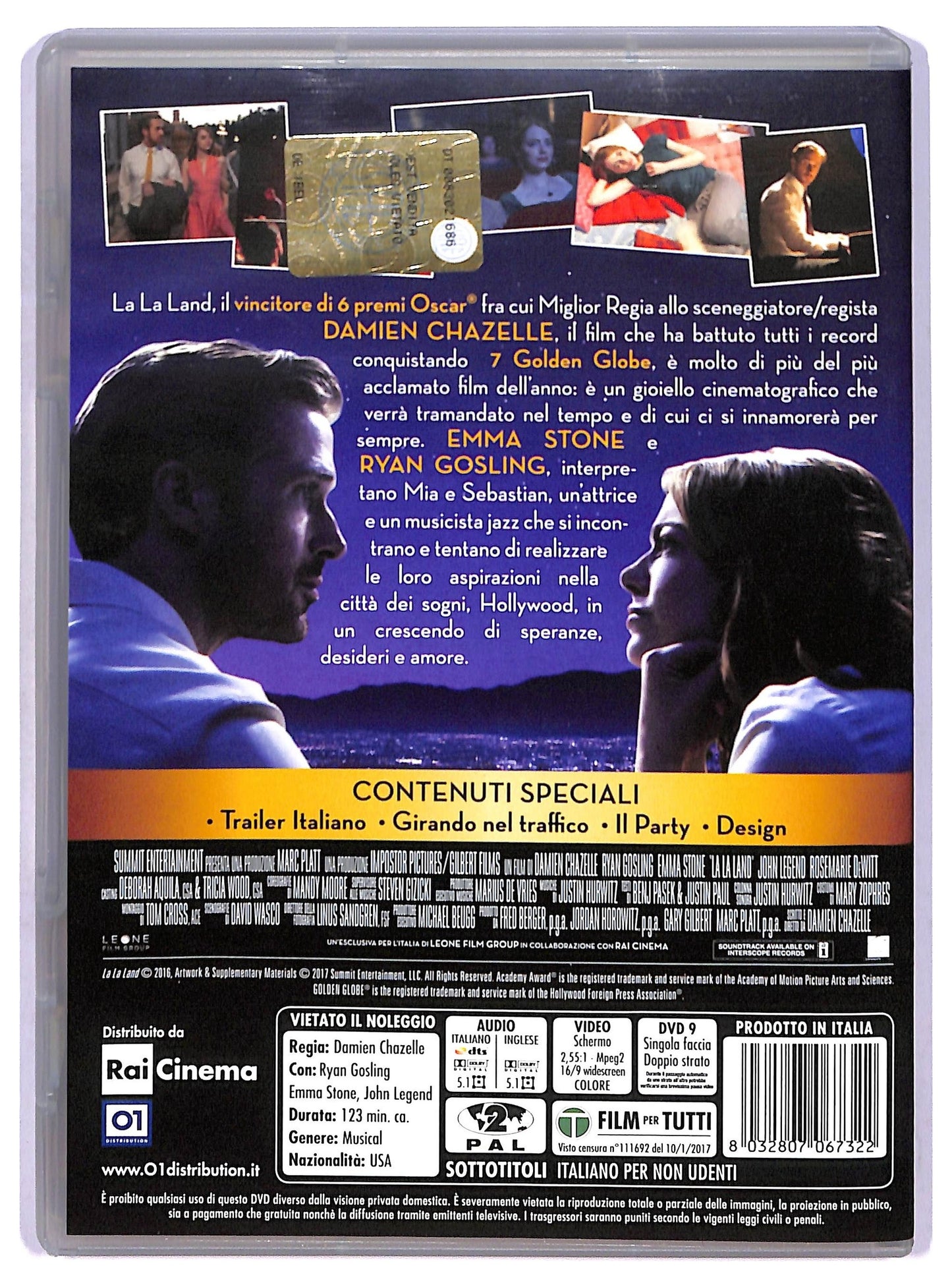 EBOND la la land NOLEGGIO DVD DB734347