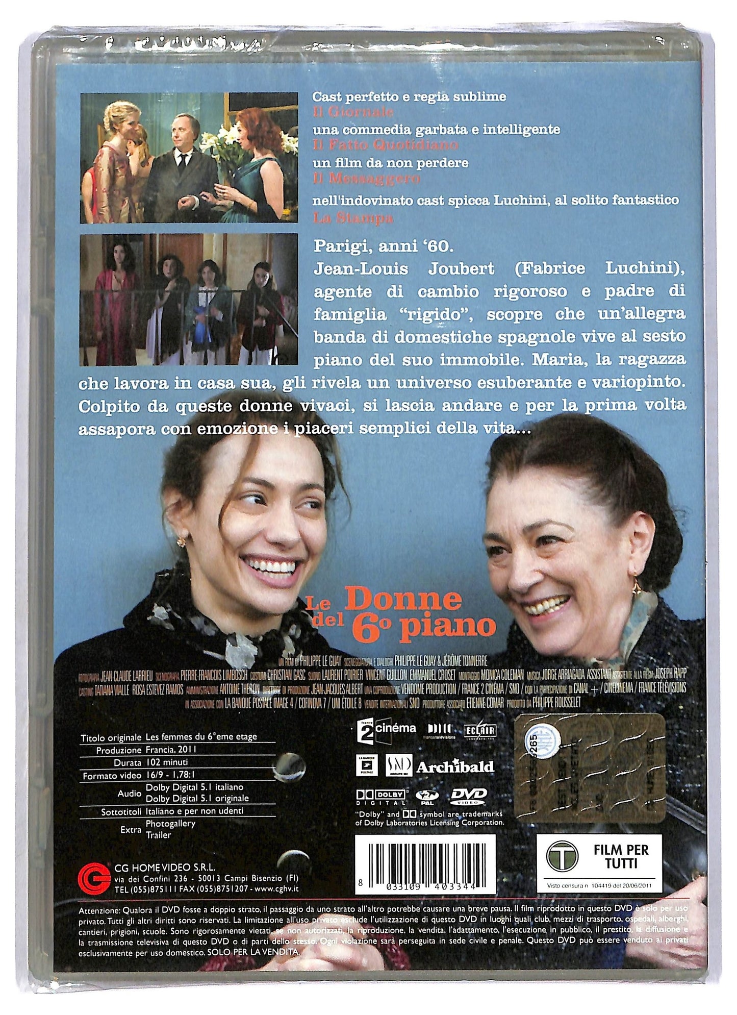 EBOND Le donne del 6° piano DVD DB734422