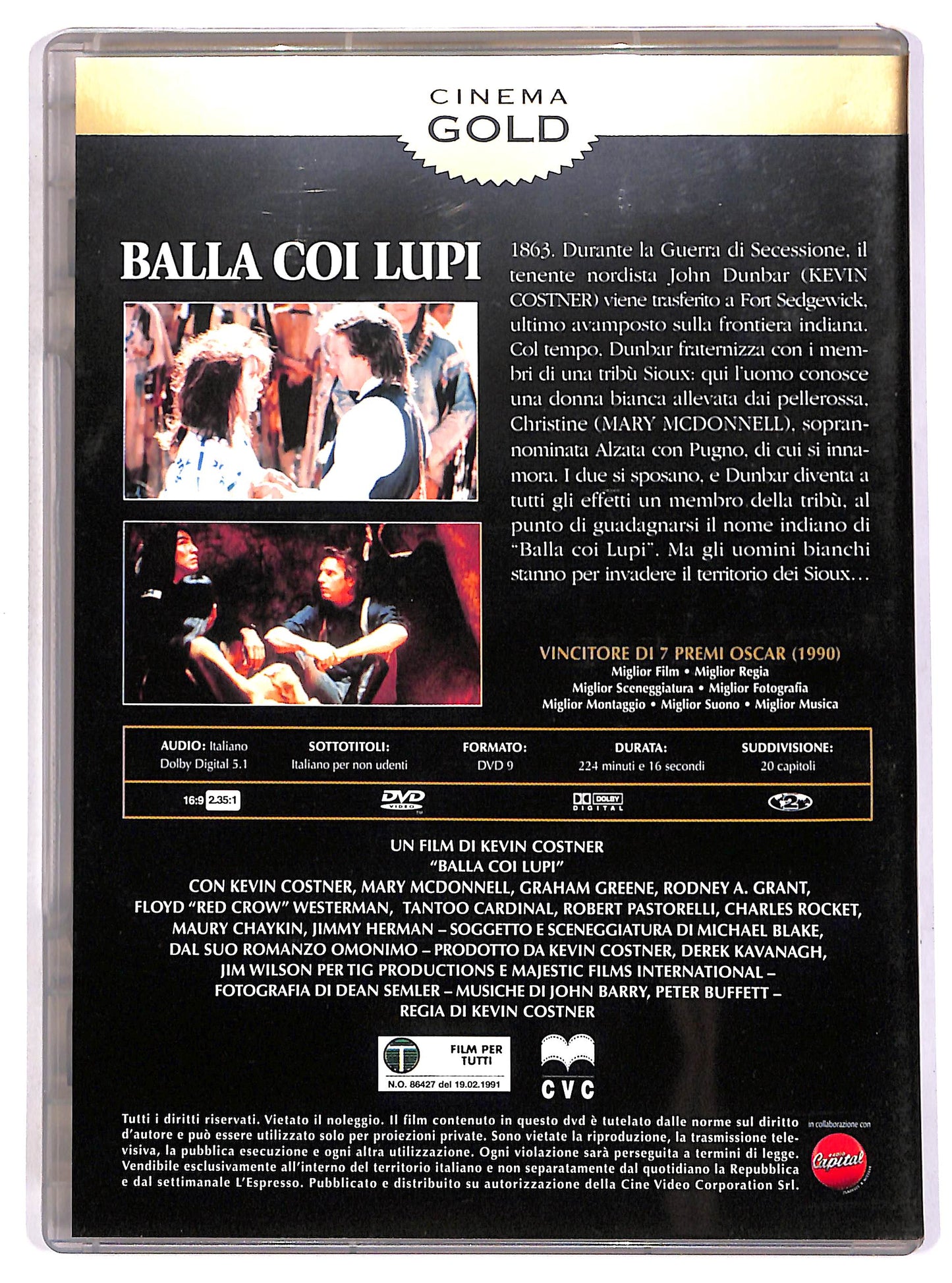 EBOND Balla coi lupi EDITORIALE DVD DB734458