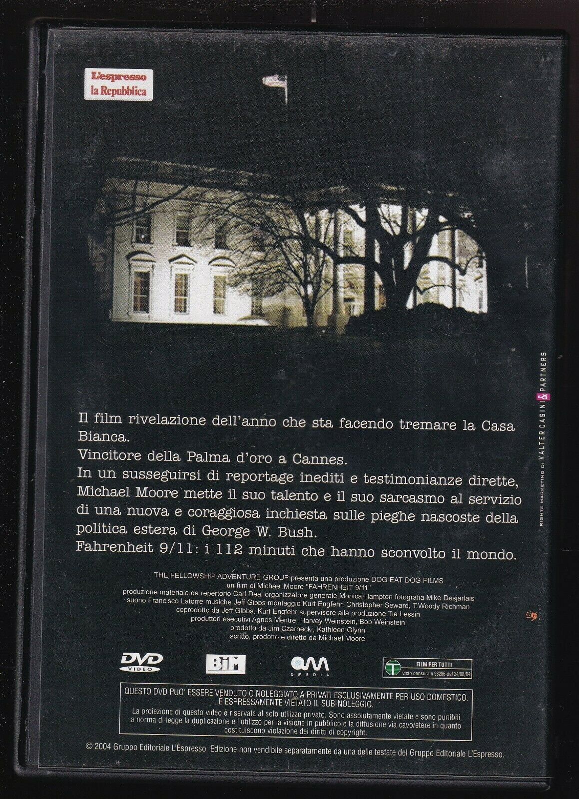 EBOND Fahrenheit 9/11dvd Editoriale DVD DB734463