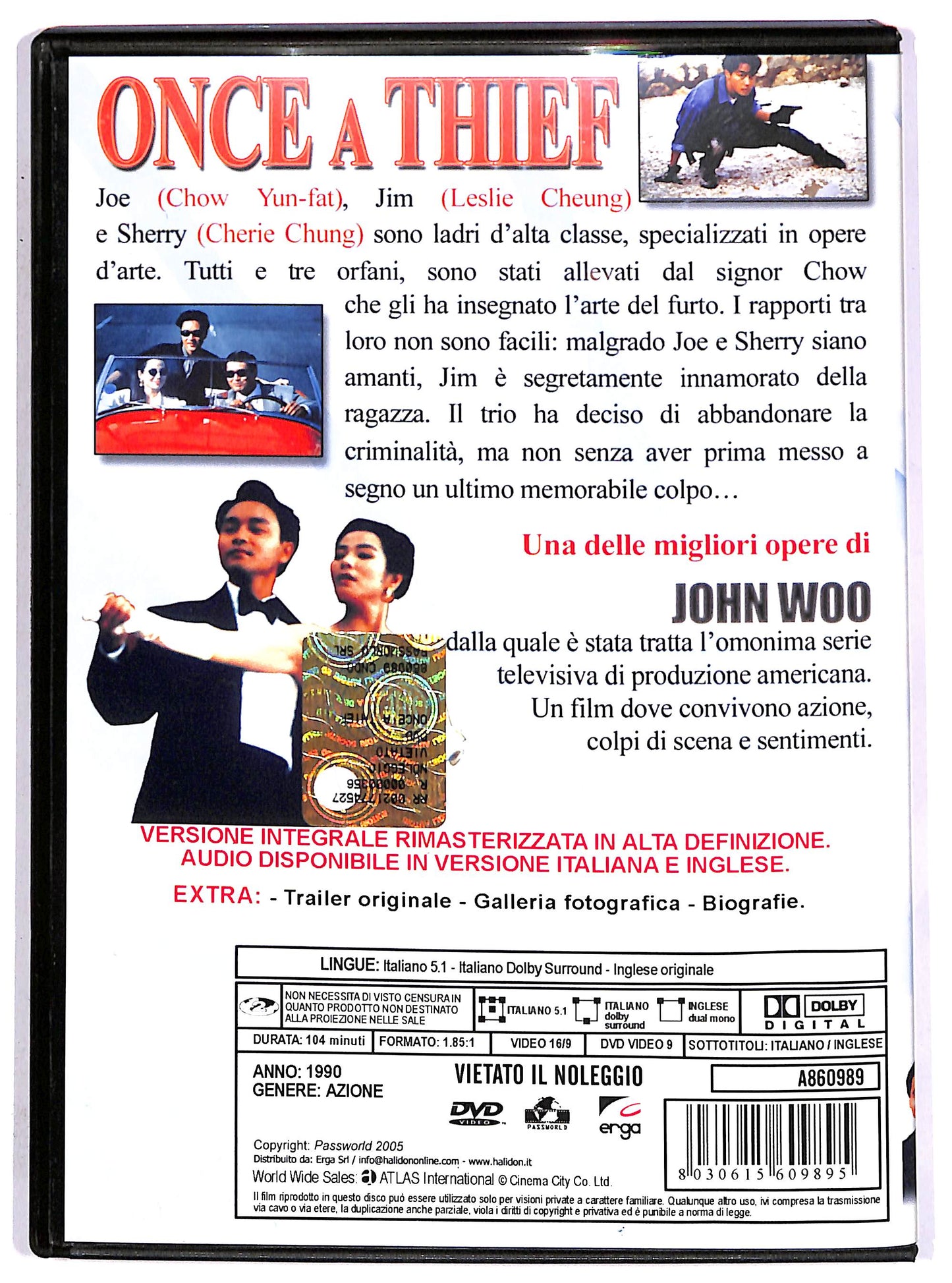 EBOND Once a Thief NOLEGGIO DVD DB734646