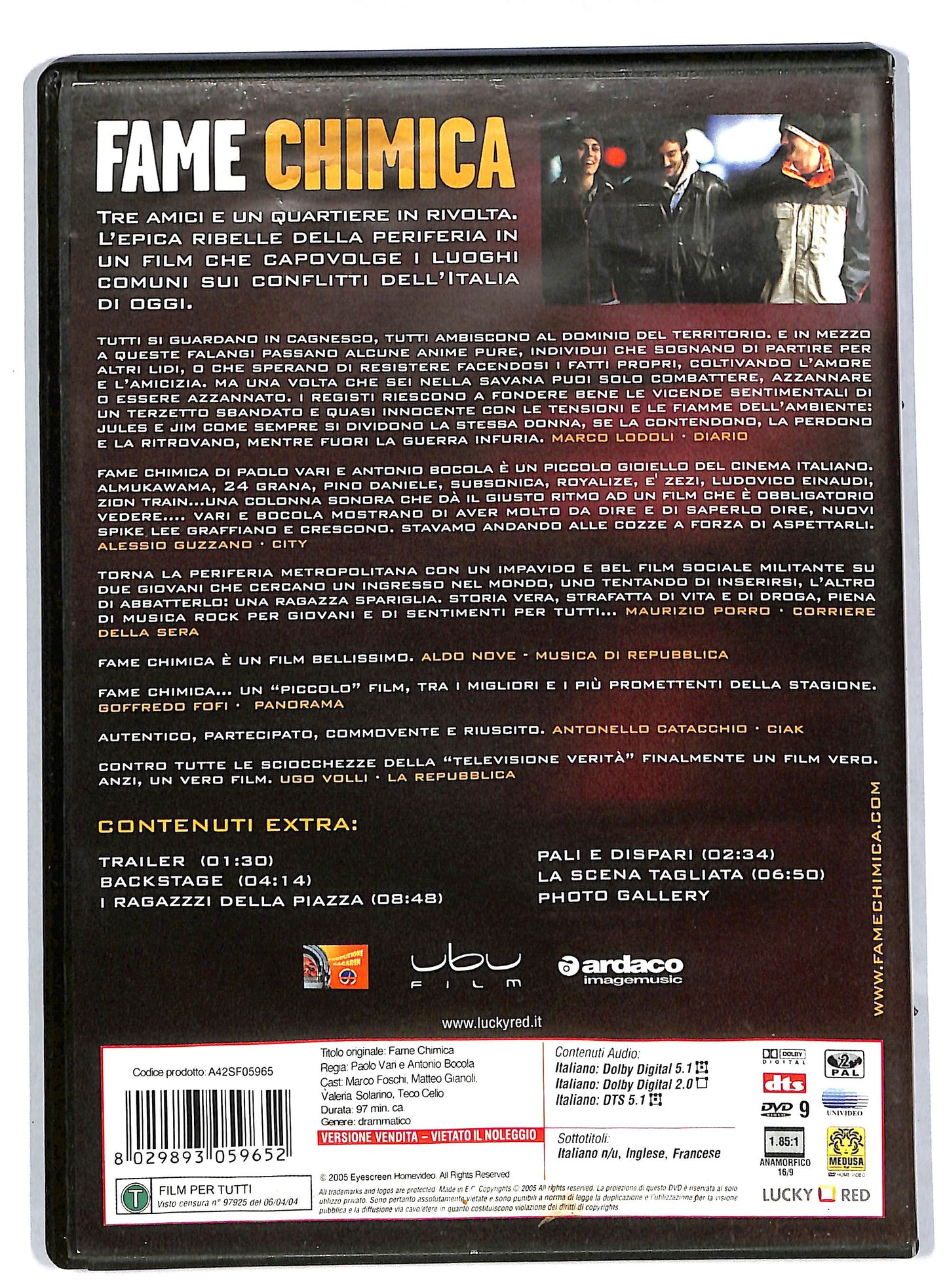 EBOND Fame chimica NOLEGGIO DVD DB734940