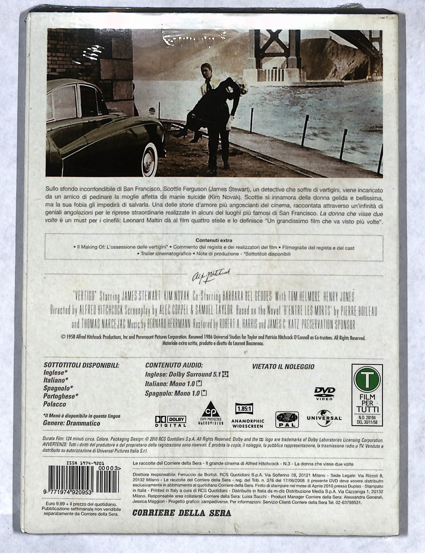 EBOND Hitchcock - la donna che visse due volte vol.3 EDITORIALE DVD DB735847
