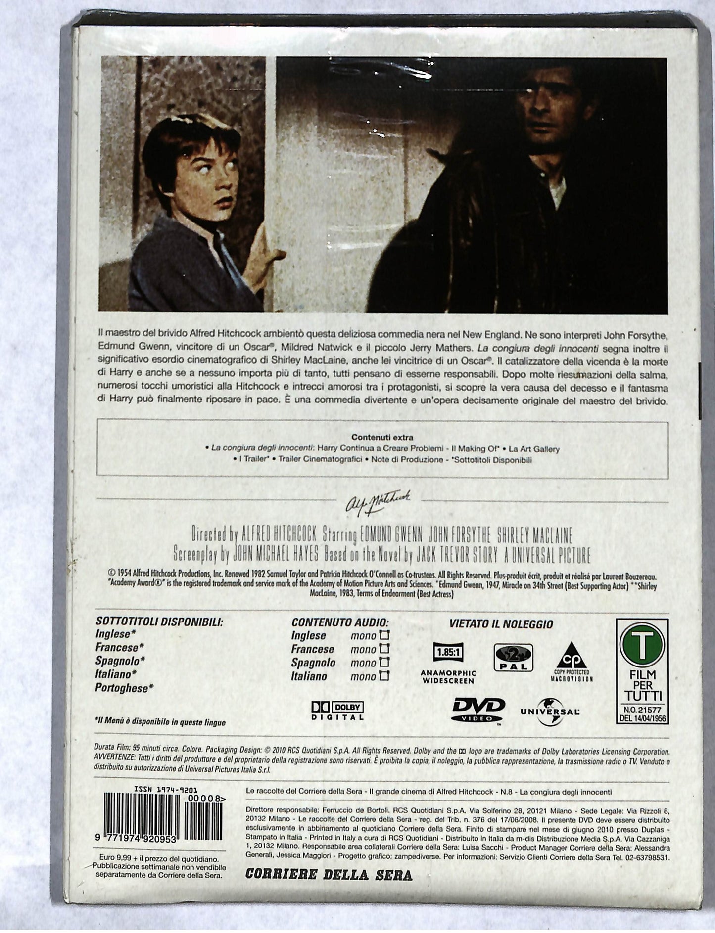 EBOND Hitchcock vol.8 la congiura degli innocenti EDITORIALE DVD DB736101