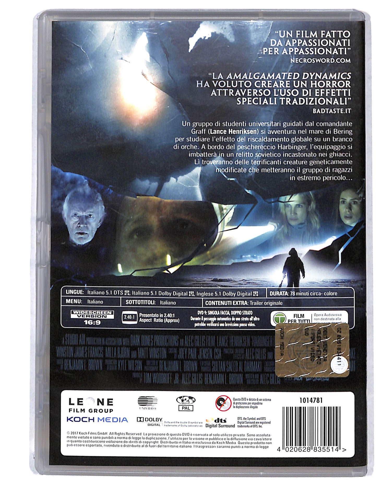 EBOND Harbinger Down: Terrore tra i ghiacci DVD DB736106