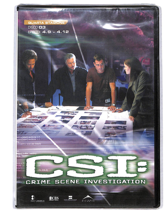 EBOND CSI quarta stagione disco 3 episodi 4.9 - 4.12 DVD DB736133