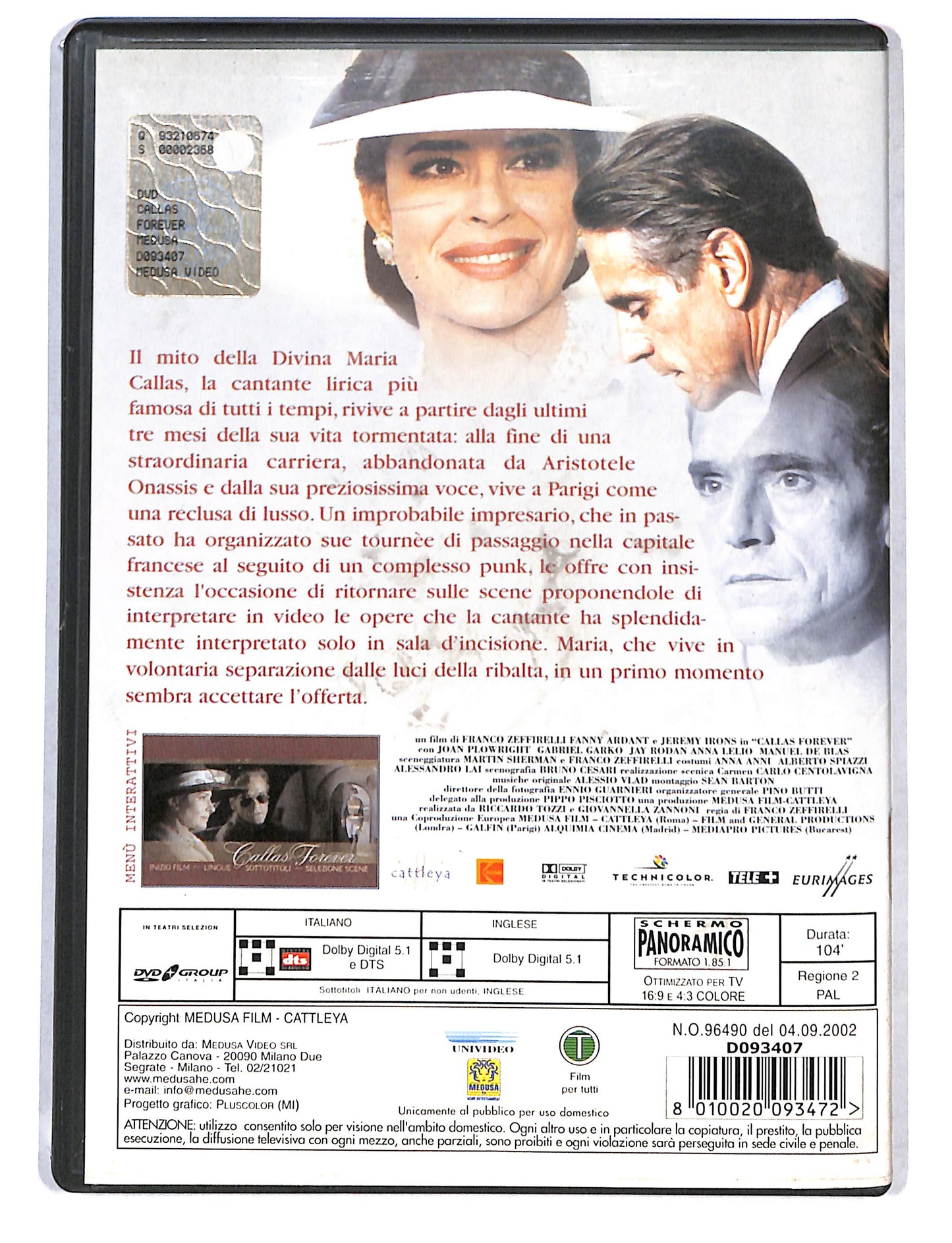 EBOND Callas forever NOLEGGIO DVD DB736145