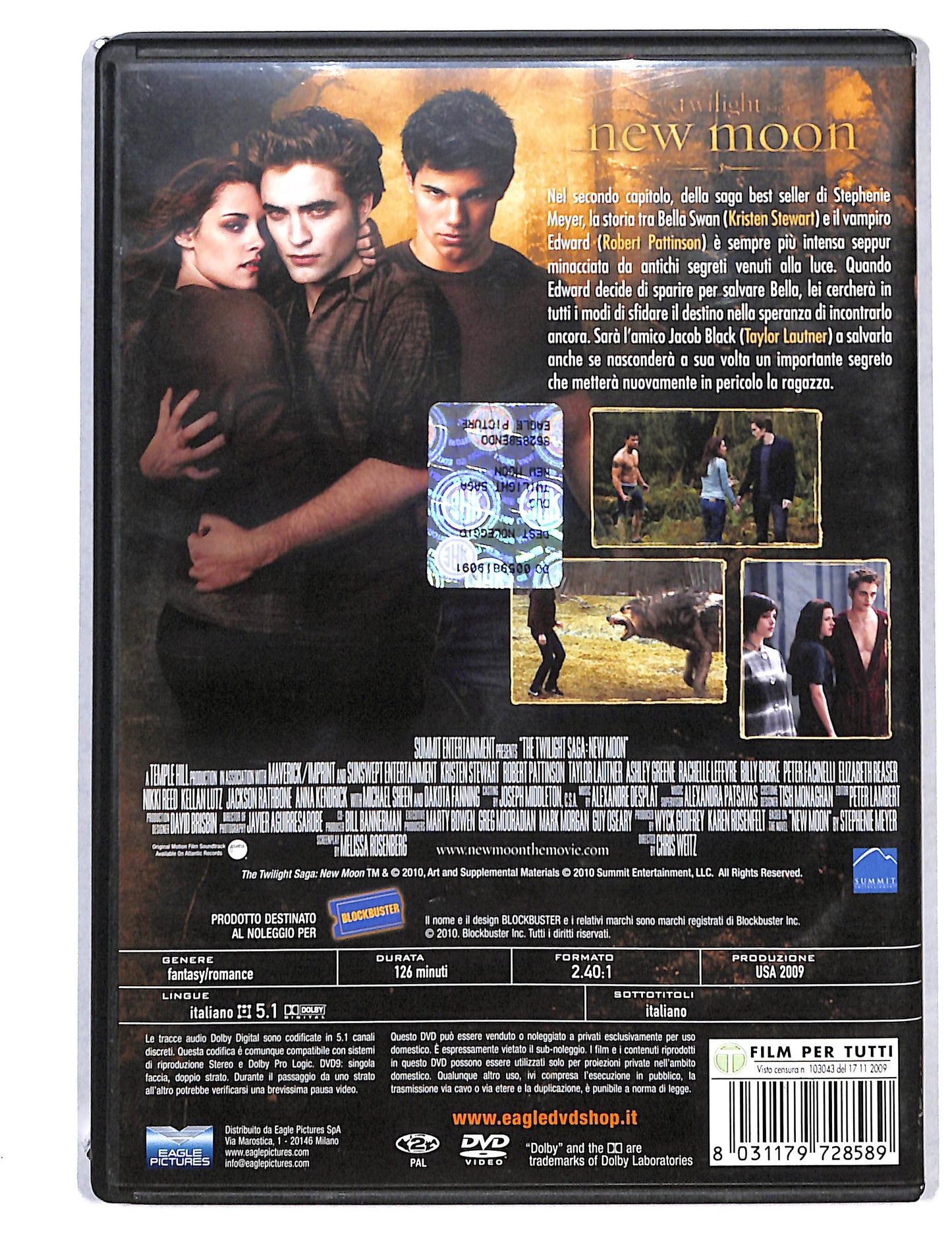 EBOND New Moon NOLEGGIO DVD DB736154