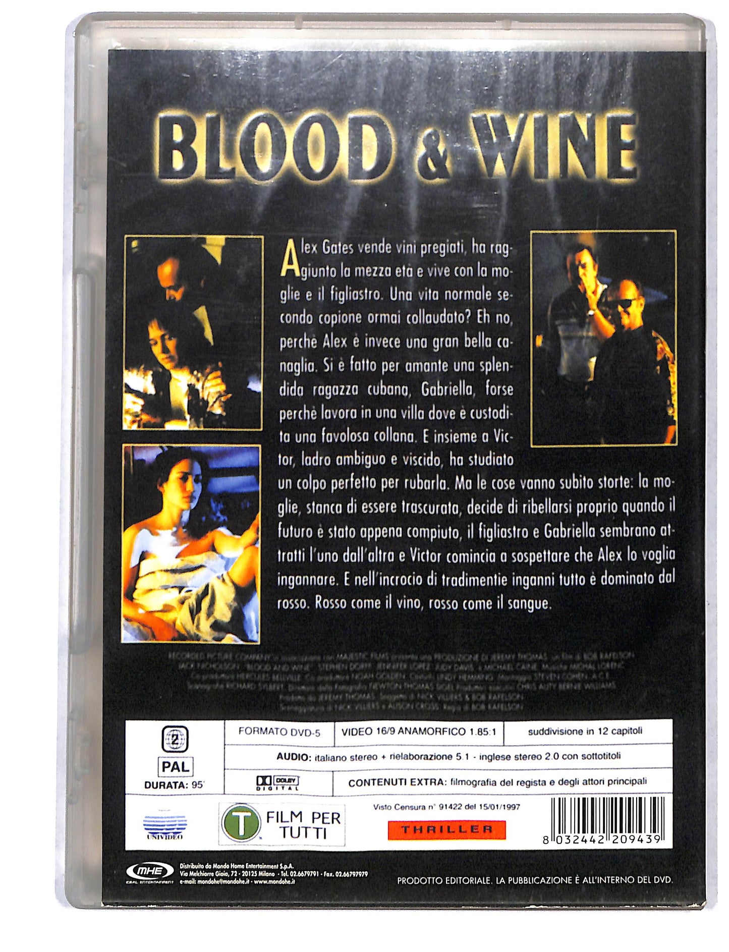 EBOND Blood & Wine EDITORIALE DVD DB736157