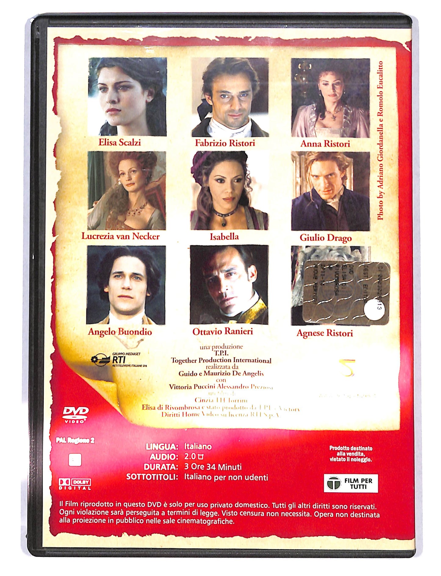 EBOND Elisa di rivombrosa vol.3 EDITORIALE DVD DB736162