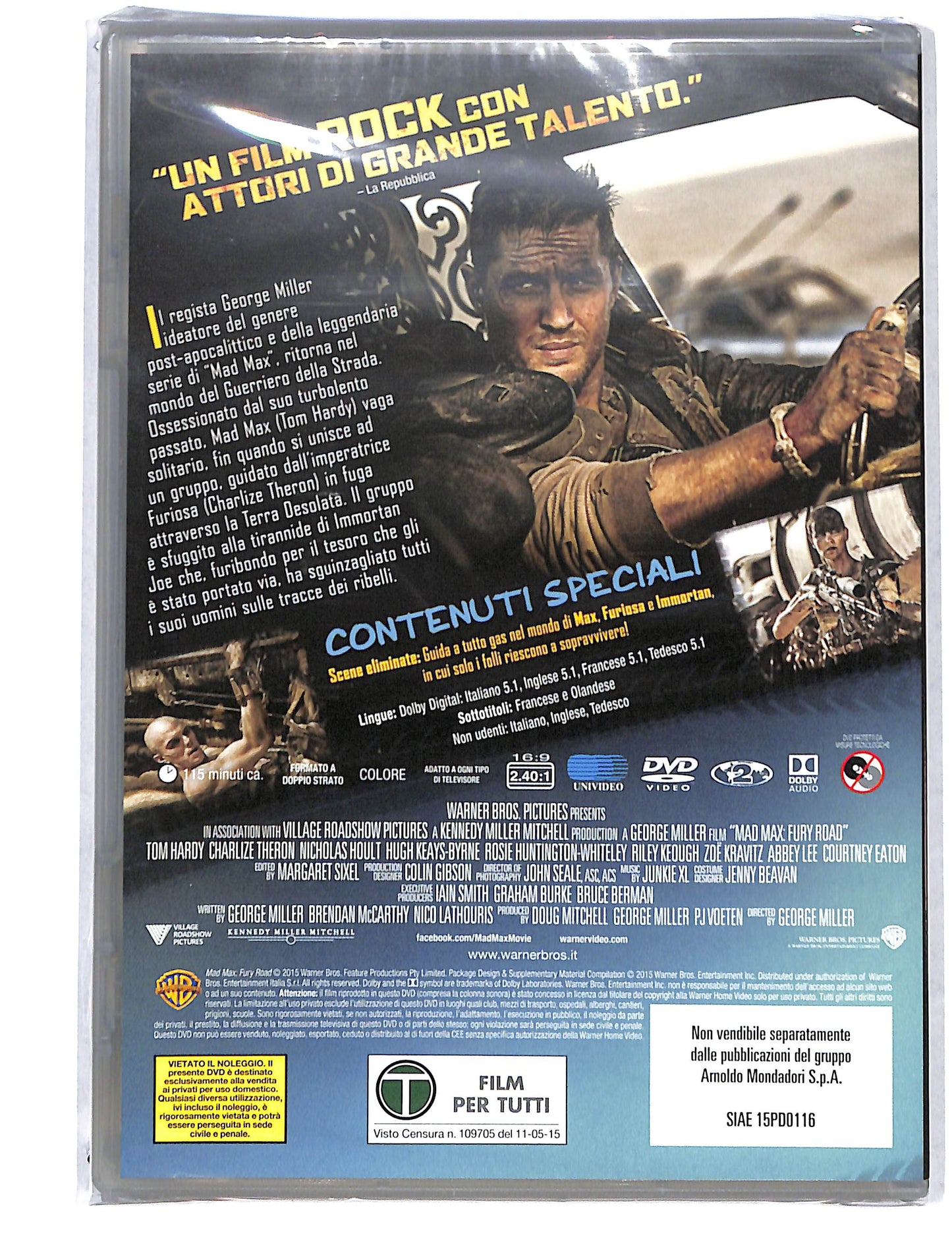 EBOND MadMax fury road EDITORIALE DVD DB736307