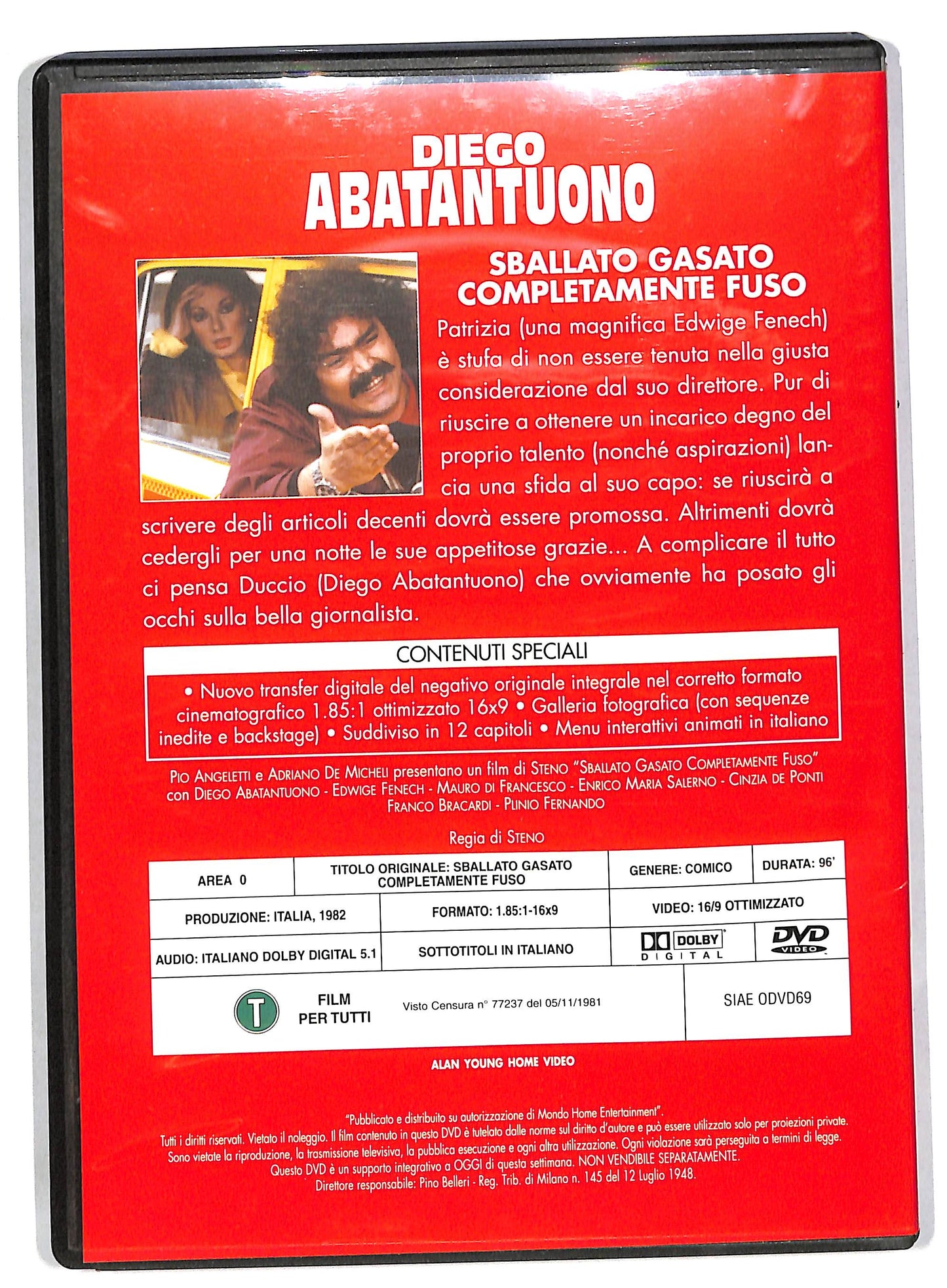 EBOND Sballato gasato completamente fuso EDITORIALE DVD DB736319