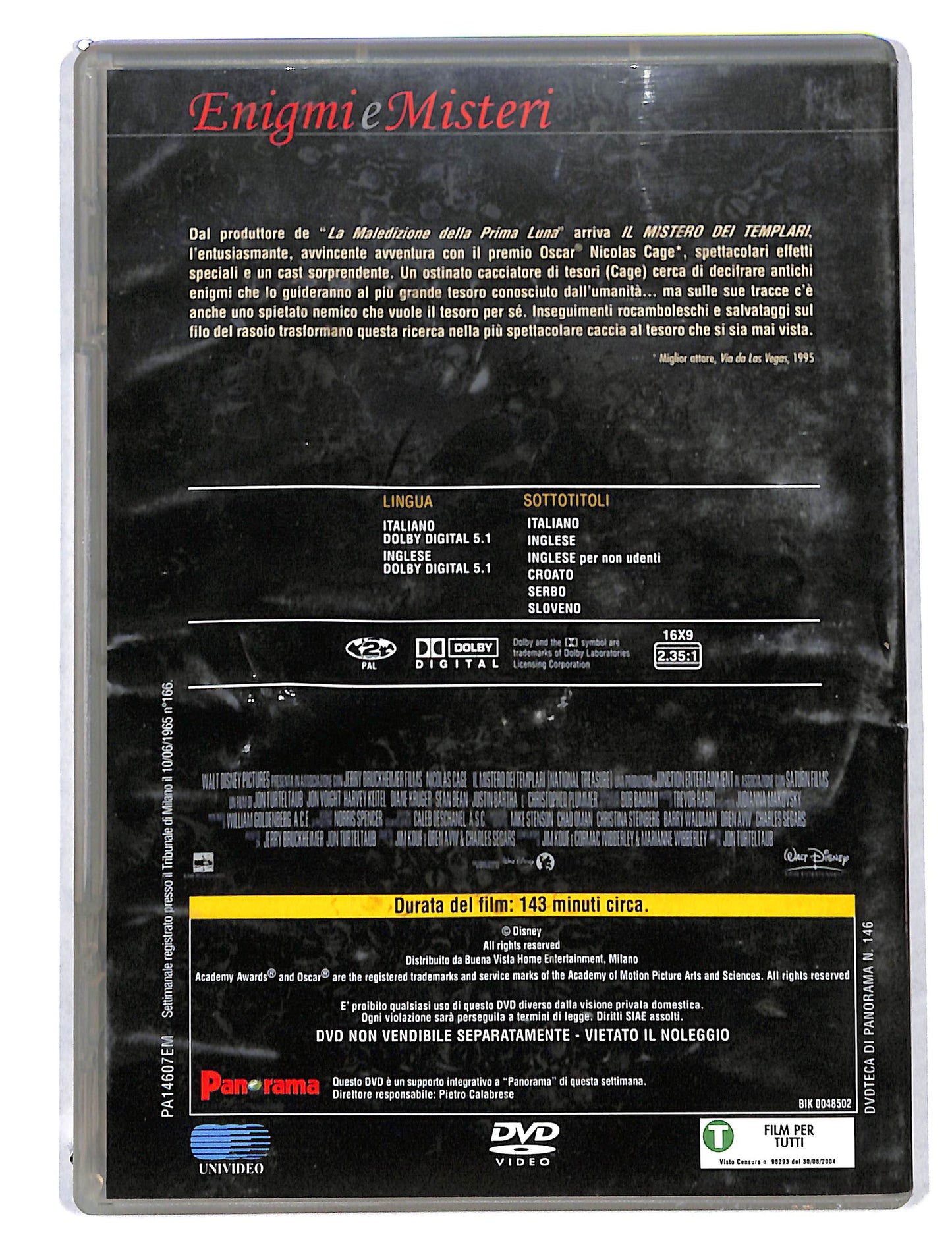 EBOND Il Mistero dei Templari EDITORIALE DVD DB736333
