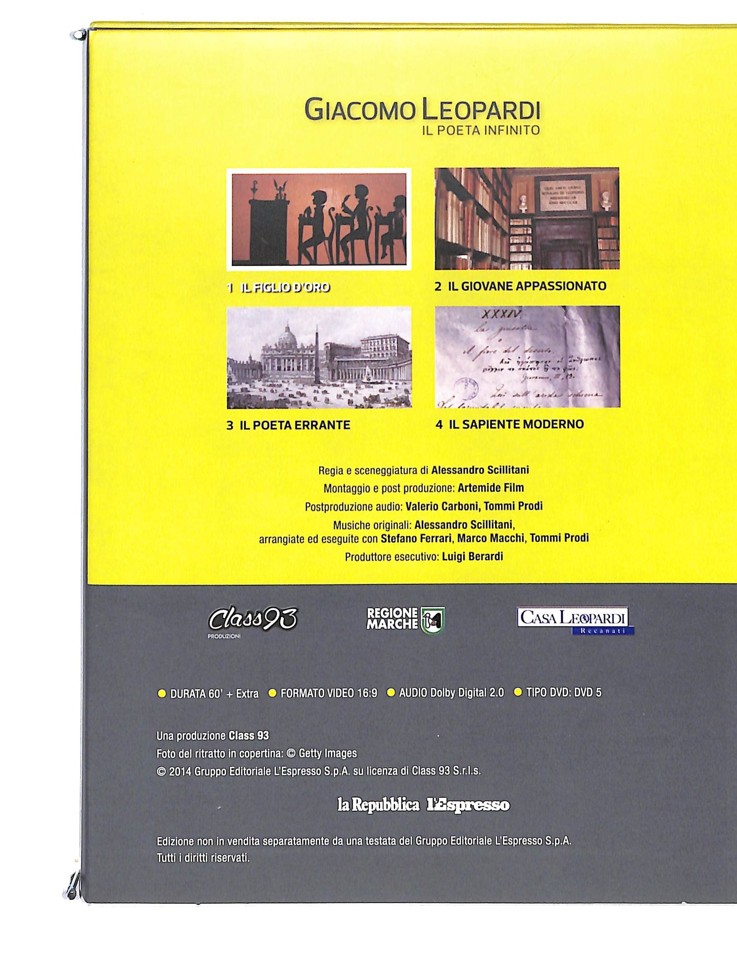 EBOND Giacomo Leopardi vol.1 il figlio d'oro DVD DB736601