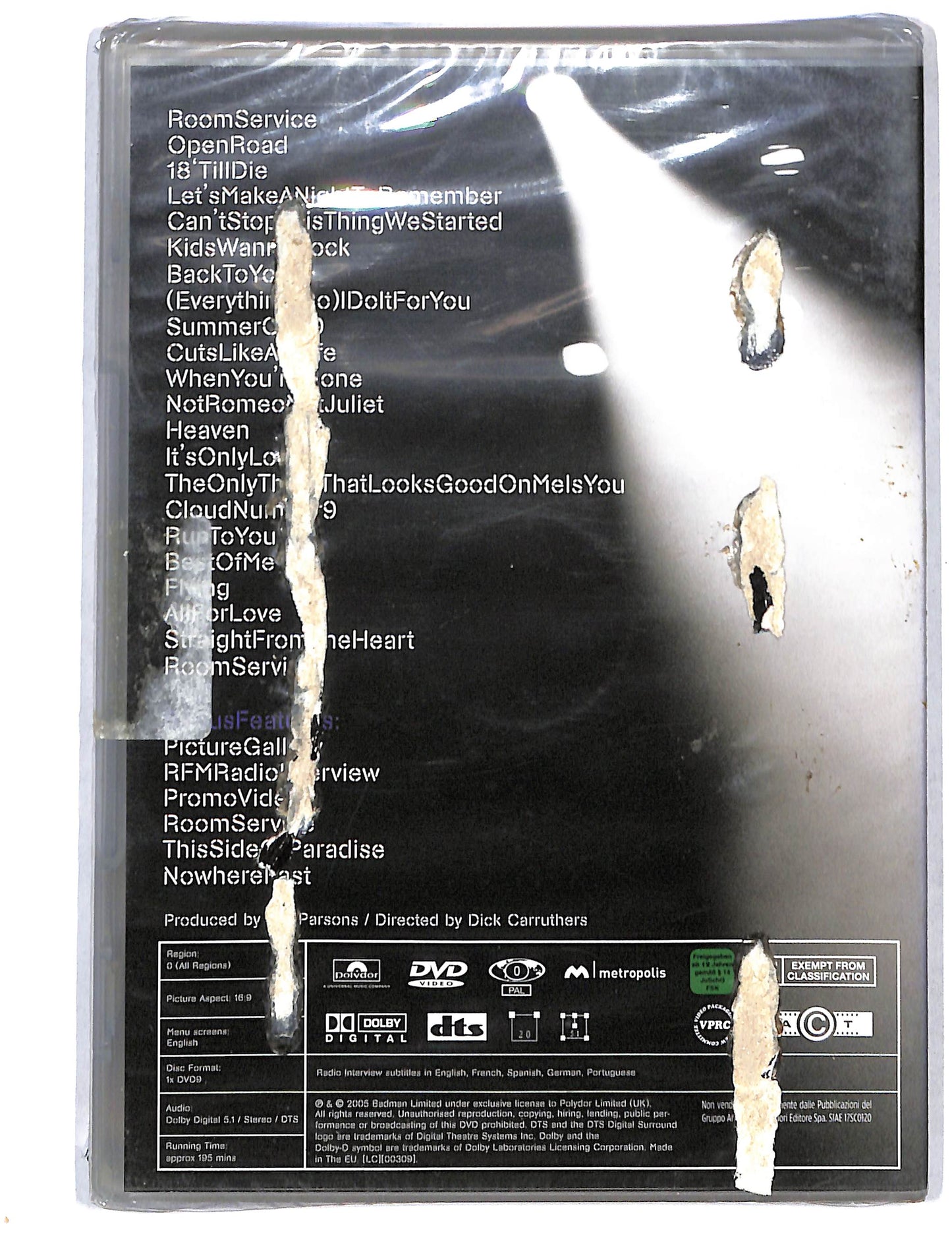 EBOND Bryan Adams live in Lisbon EDITORIALE DVD DB736602