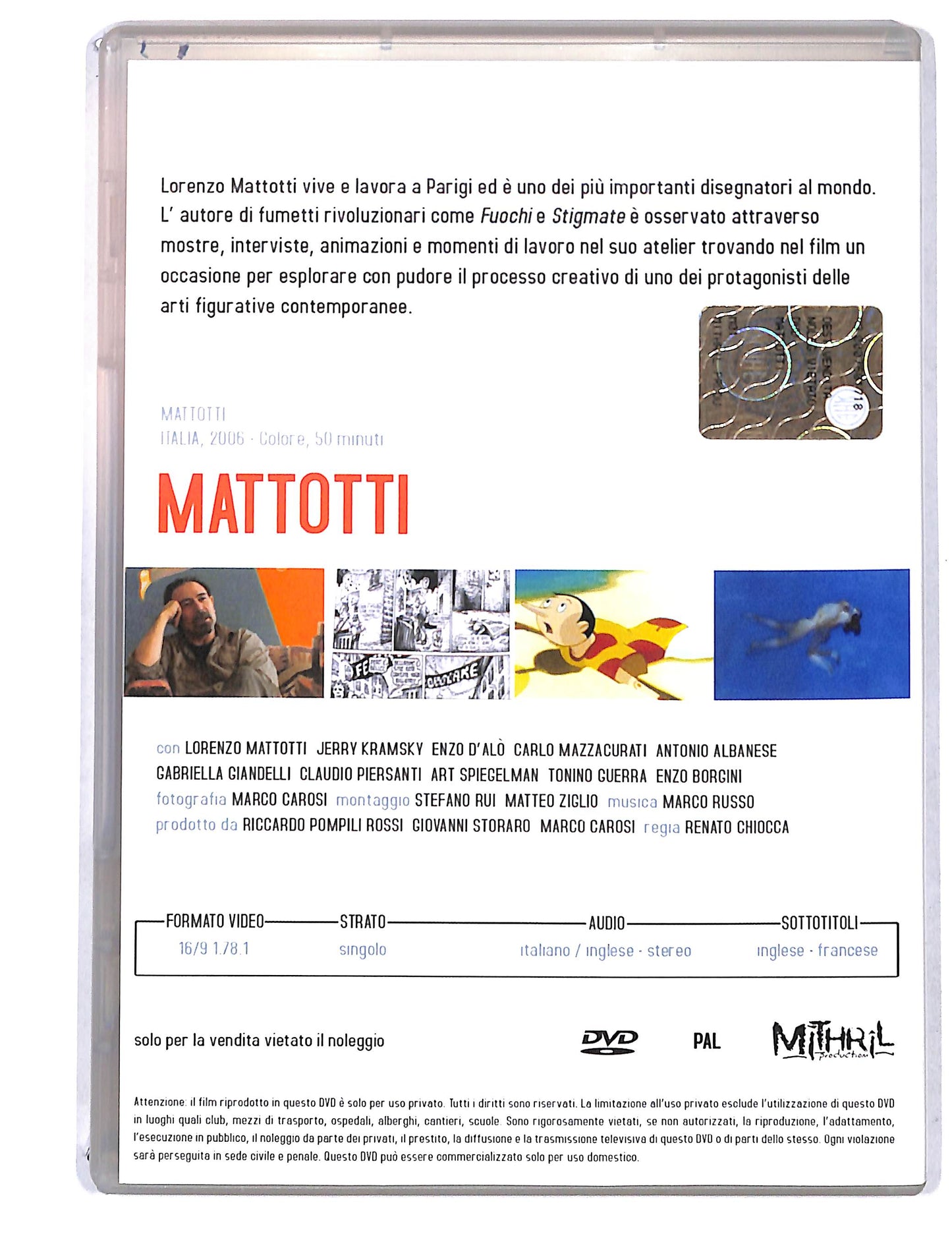EBOND Mattotti DVD DB736666