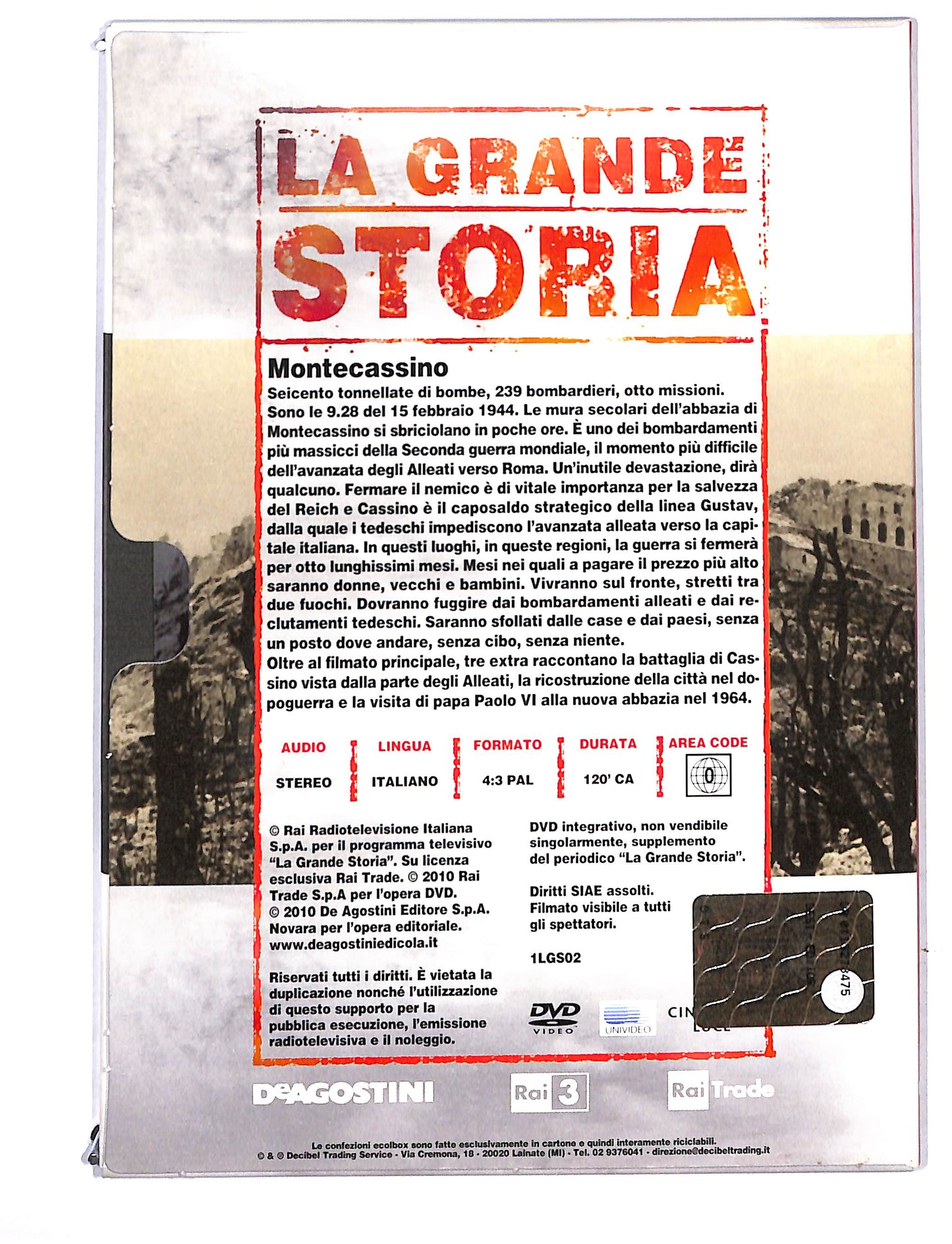 EBOND La Grande Storia vol.2 Montecassino EDITORIALE DVD DB736808