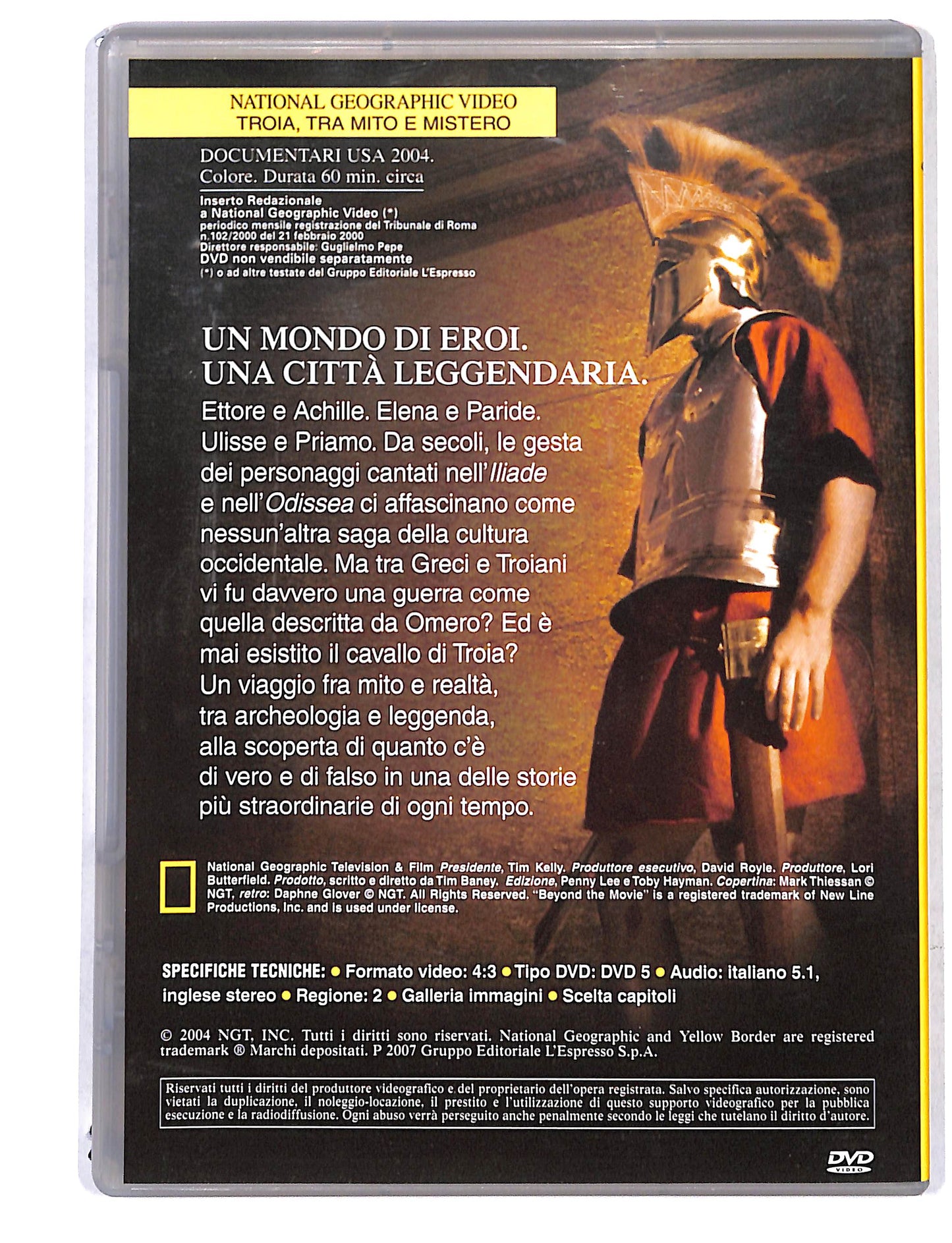 EBOND National Geographic - Troia tra il mito e mistero DVD DB736818
