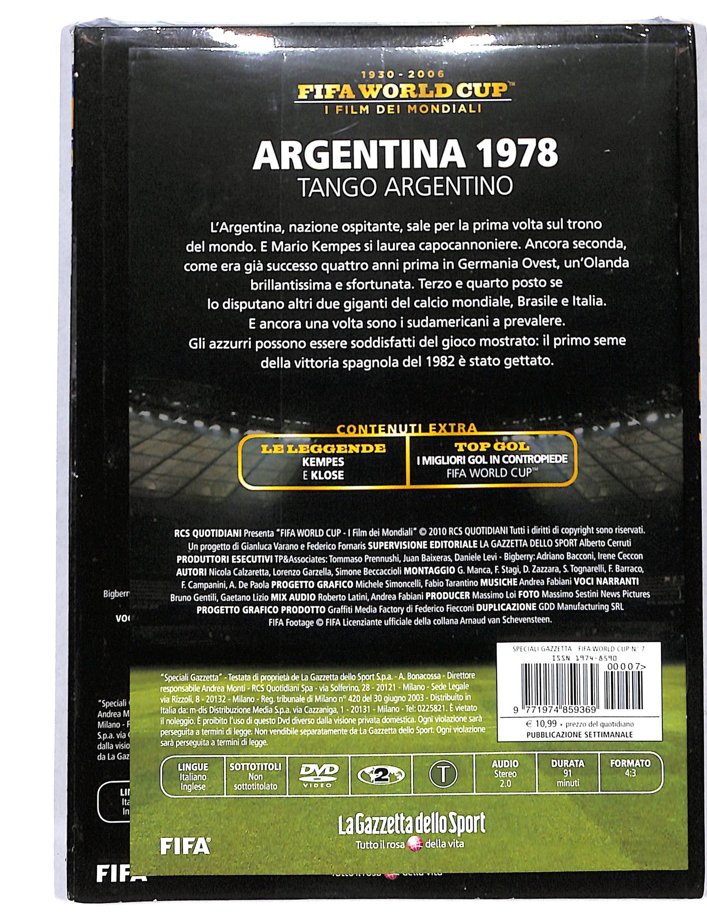 EBOND Argentina 1978 tango argentino EDITORIALE DVD DB736825