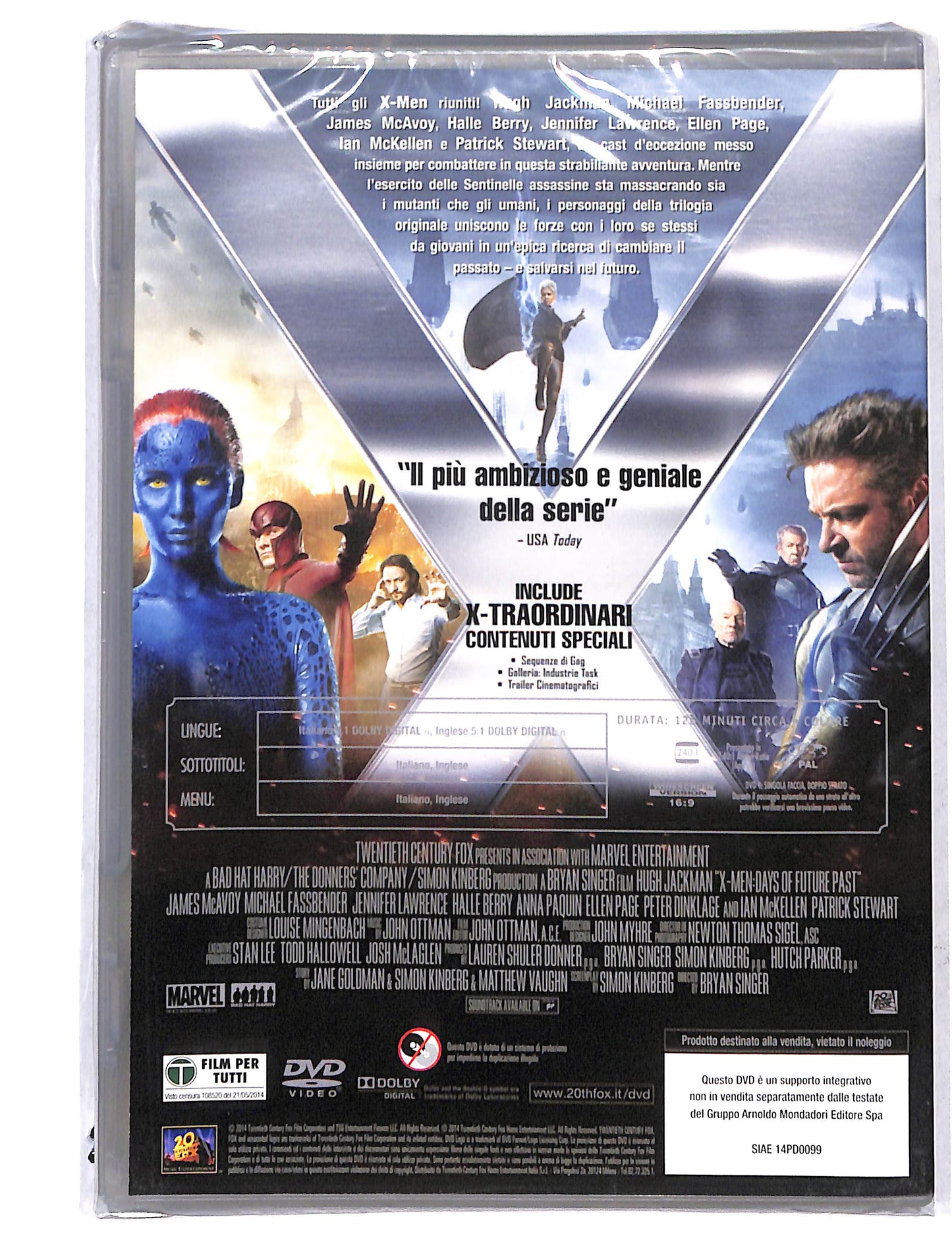 EBOND X-men giorni di un futuro passato EDITORIALE DVD DB736827