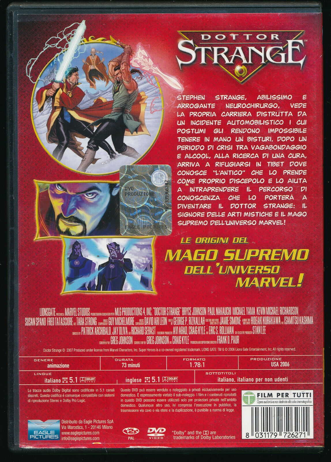 EBOND Dottor Strange - Il Mago Supremo DVD DB736832