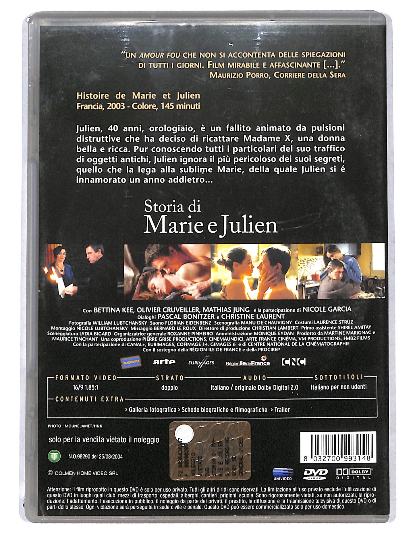 EBOND Storia Di Marie E Julien DVD DB737115