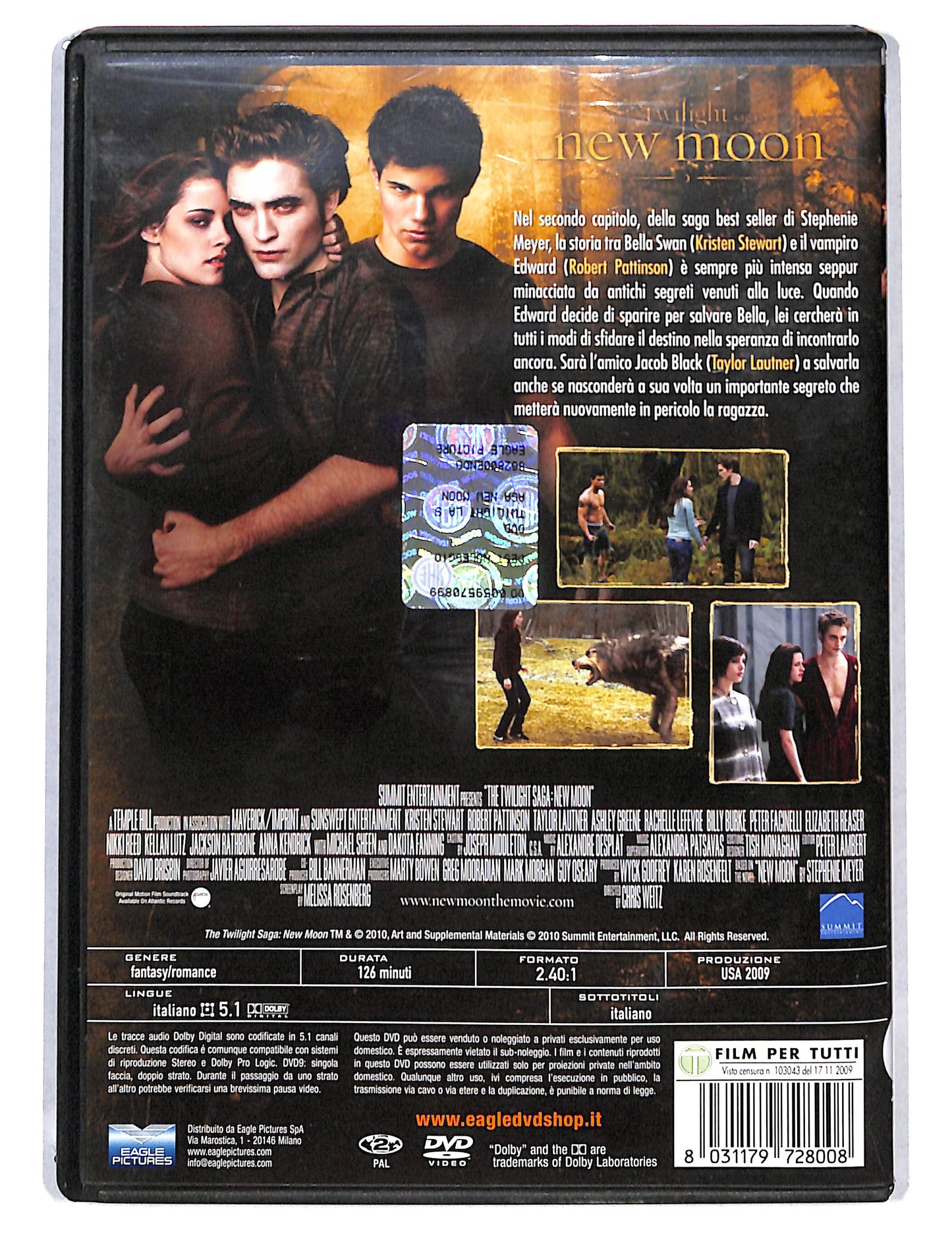 EBOND New moon NOLEGGIO DVD DB737130