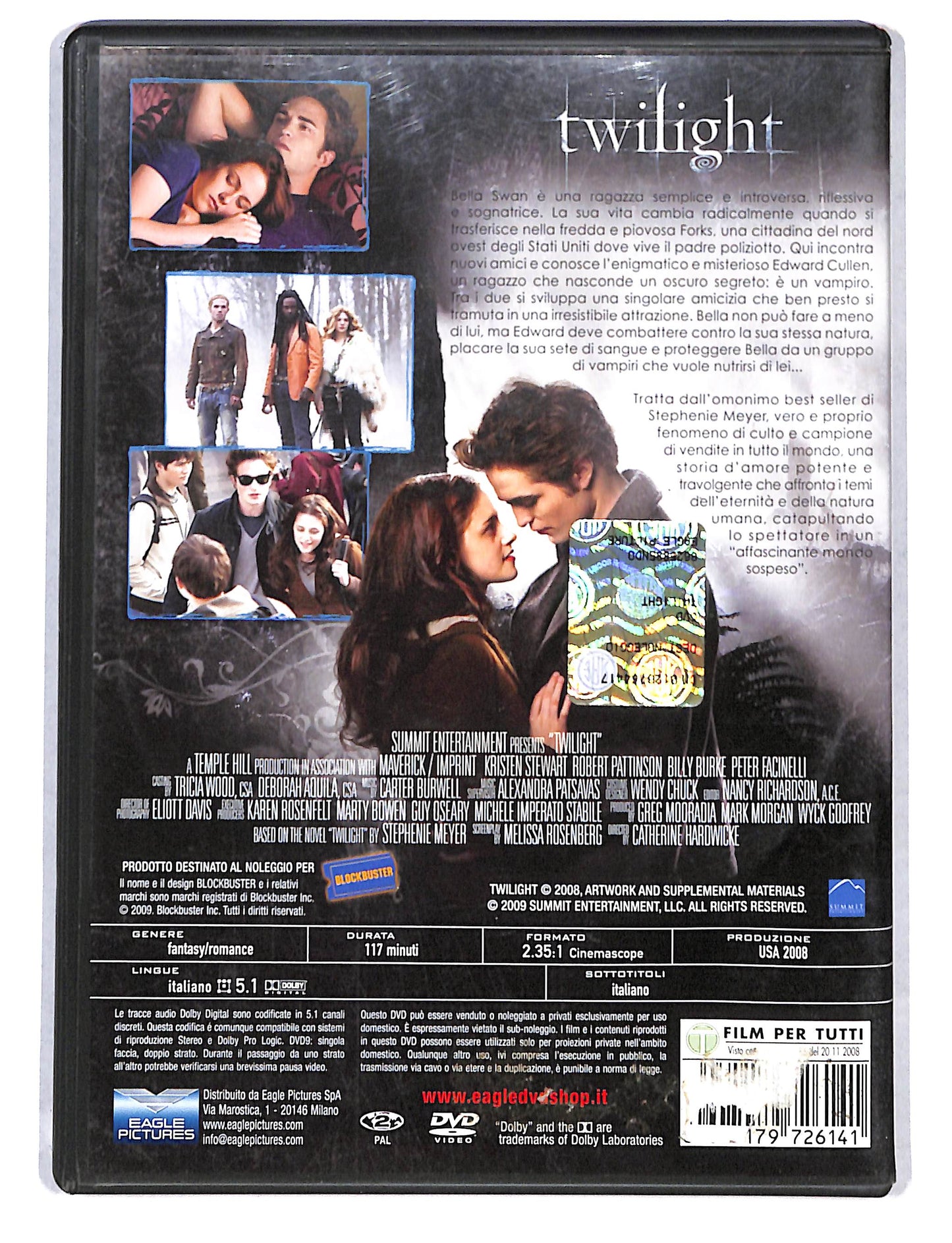 EBOND Twilight NOLEGGIO DVD DB737132