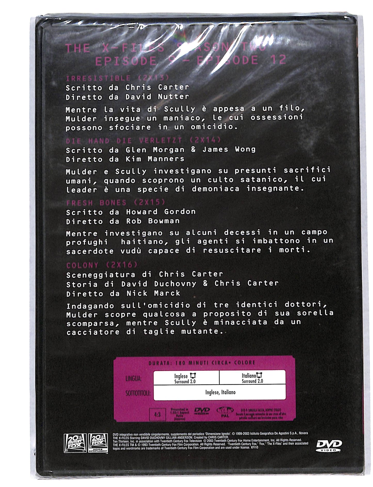 EBOND The X Files Collection volume 4 EDITORIALE DVD DB737135