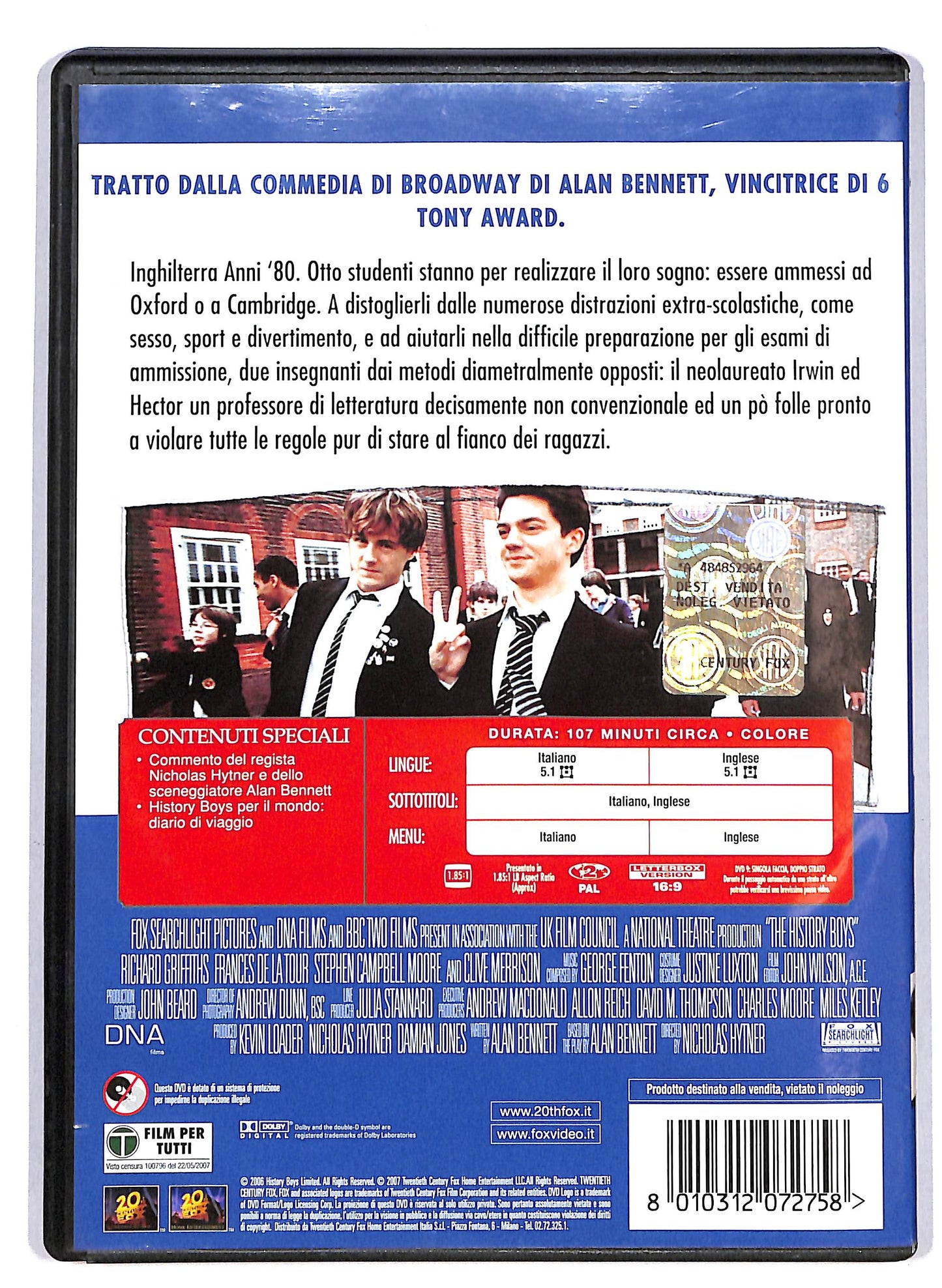 EBOND The History Boys DVD DB737155