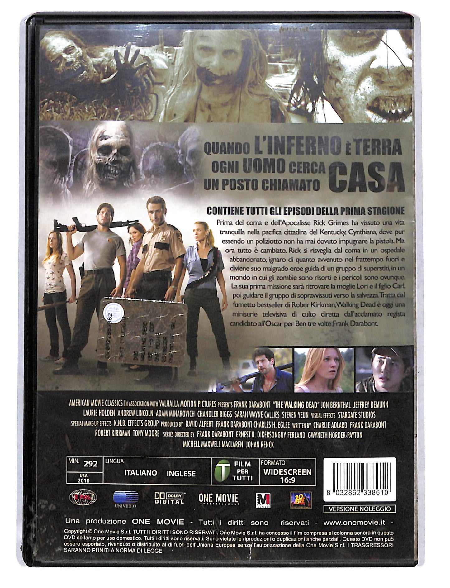EBOND The Walking Dead stagione uno NOLEGGIO DVD DB737156