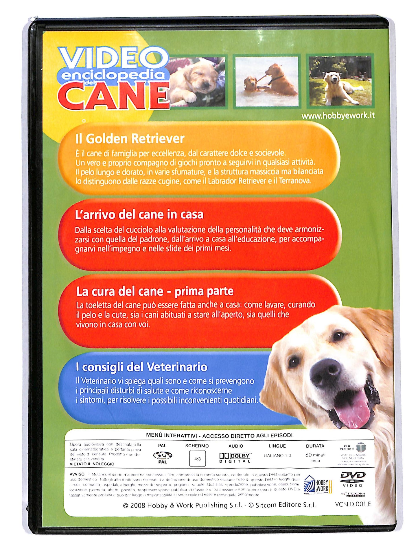 EBOND Video enciclopedia del cane vol.1 EDITORIALE DVD DB737348