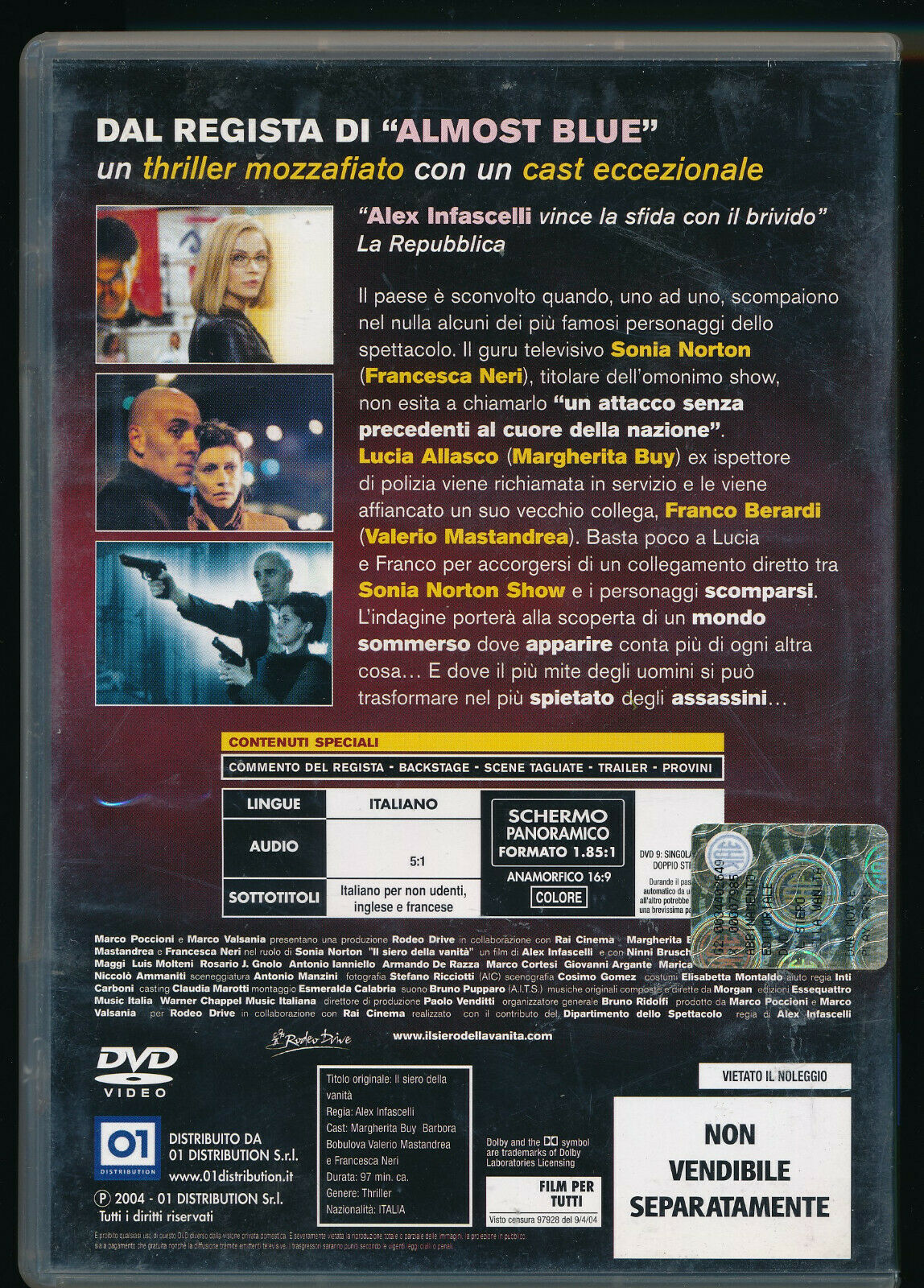 EBOND Il Siero Della Vanita Editoriale DVD DB737824