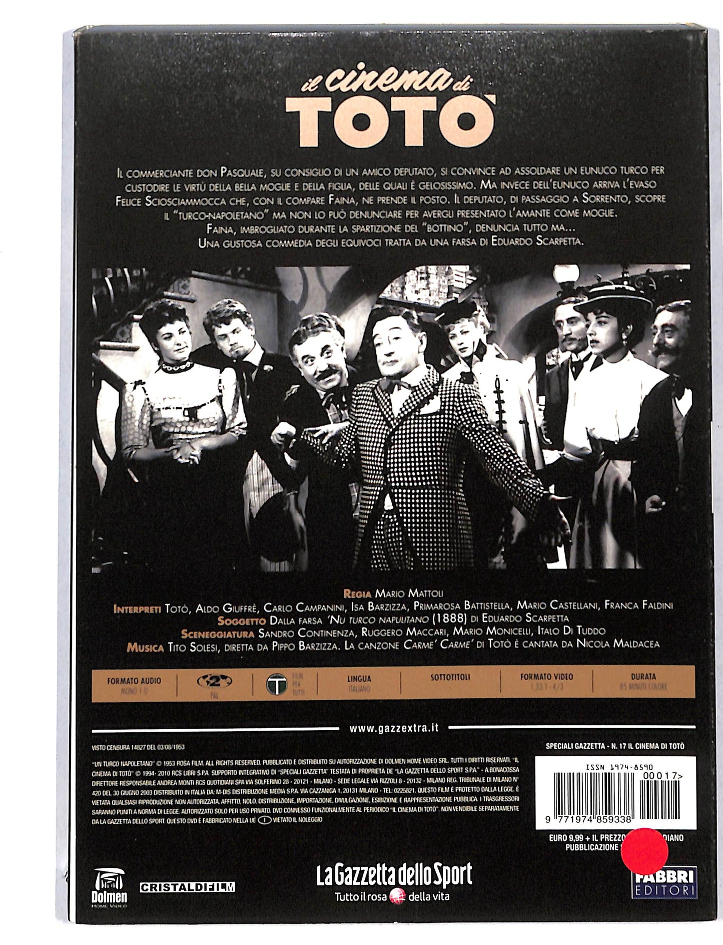 EBOND Il Cinema di Toto vol.17 - un turco napoletano EDITORIALE DVD DB738115